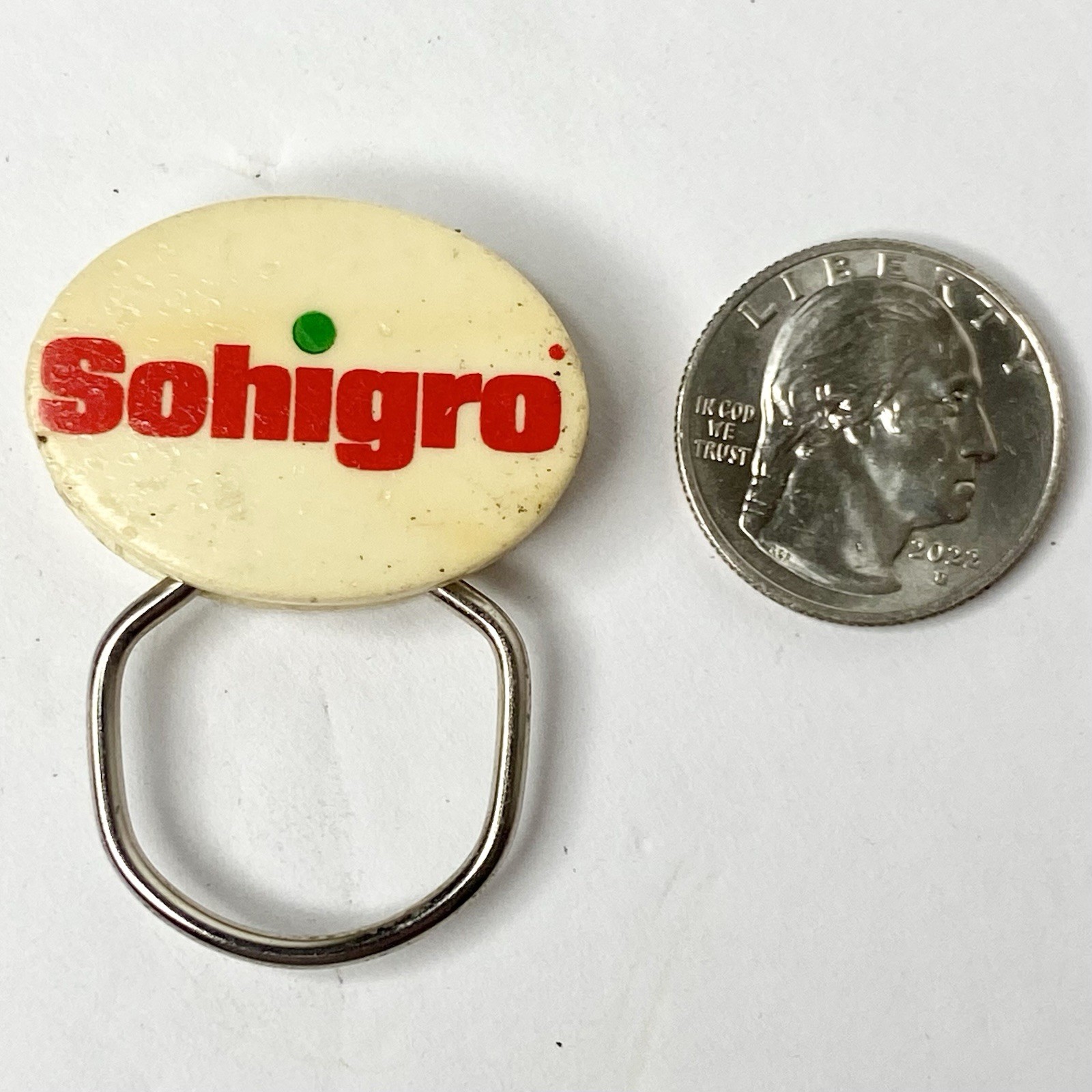 Vintage Sohigro Agricultural Chemical Advertising Keychain