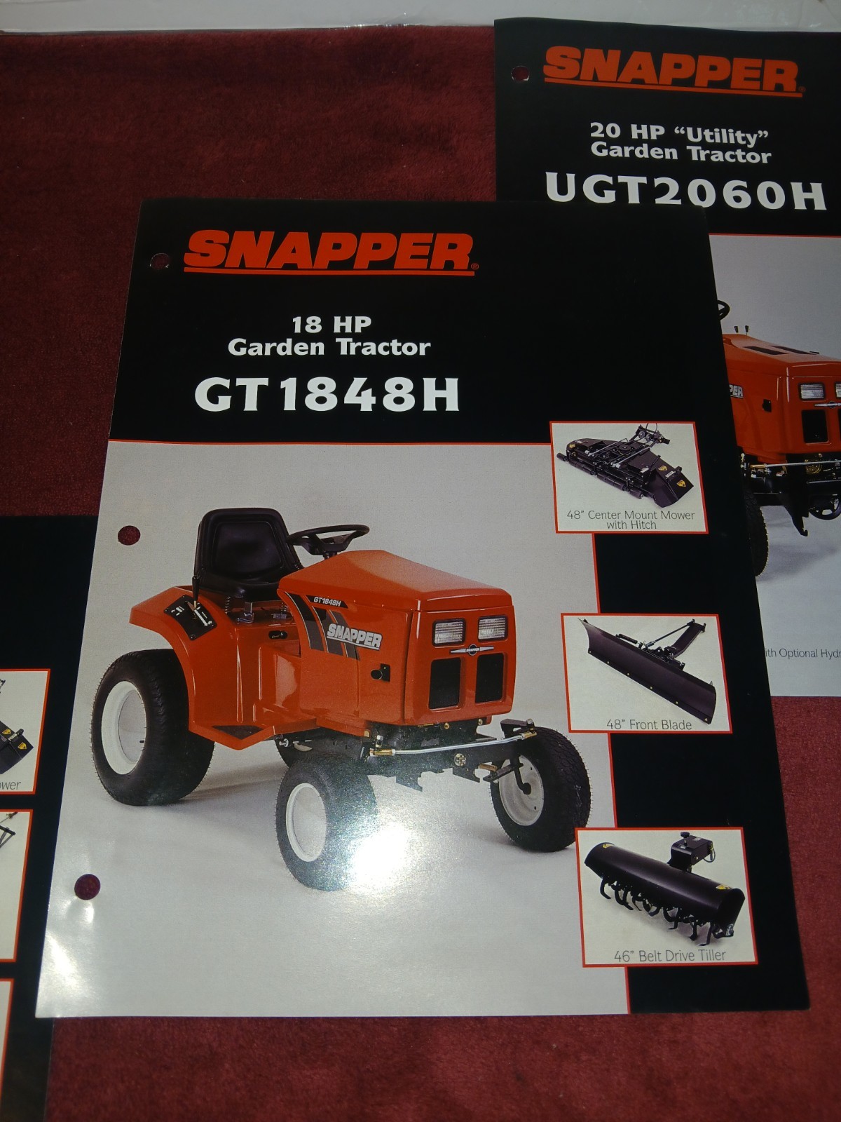 Snapper Garden Tractor Brochures