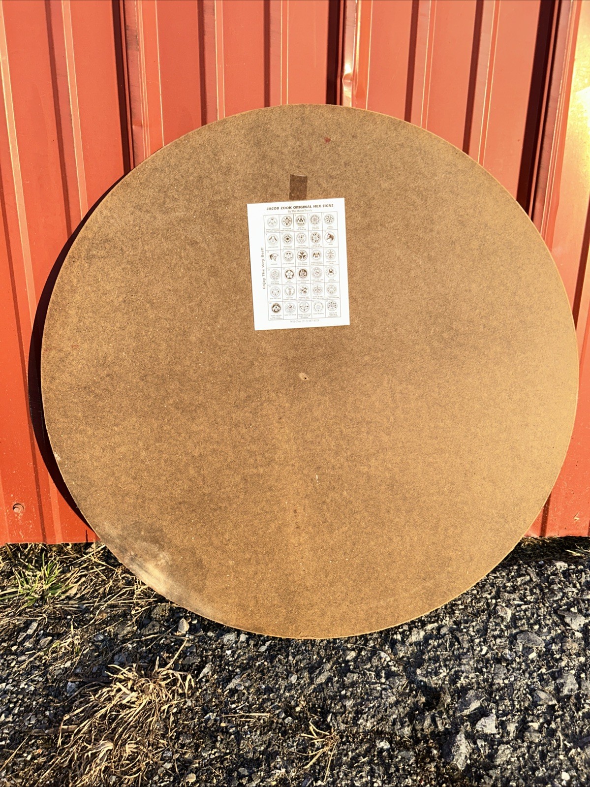 Large 24” Horse Head Hex Sign Jacob Zook Lancaster PA Barn Folk Art Masonite