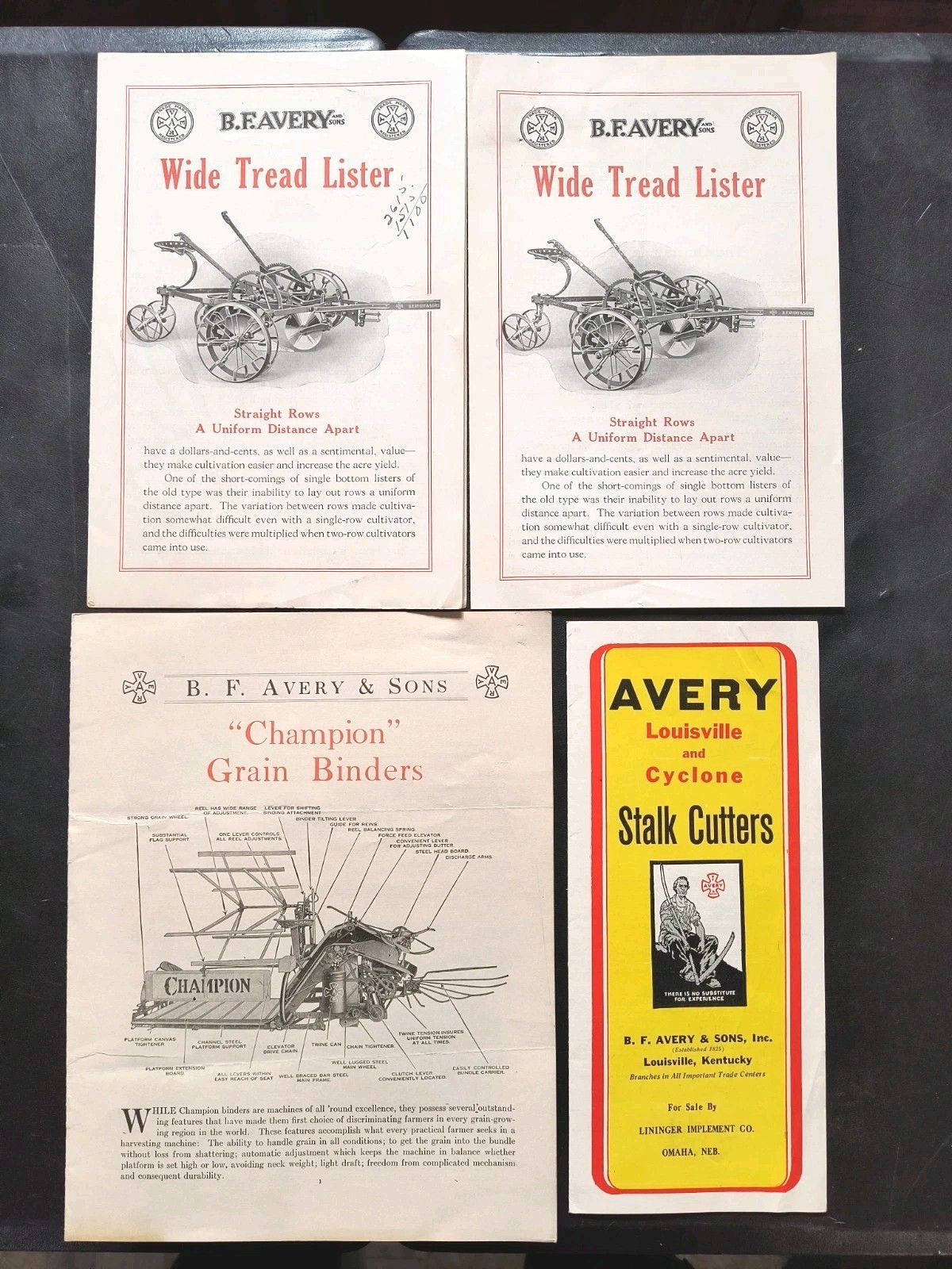 1920s B.F. Avery & Sons Plow And Harvest Co. Dealer Brochure Advertising Catalog
