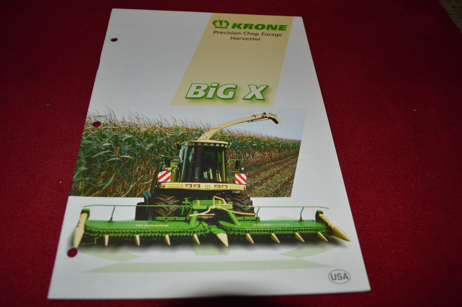 Krone Big X Precision Chop Forage Harvester Dealers Brochure GDSD2