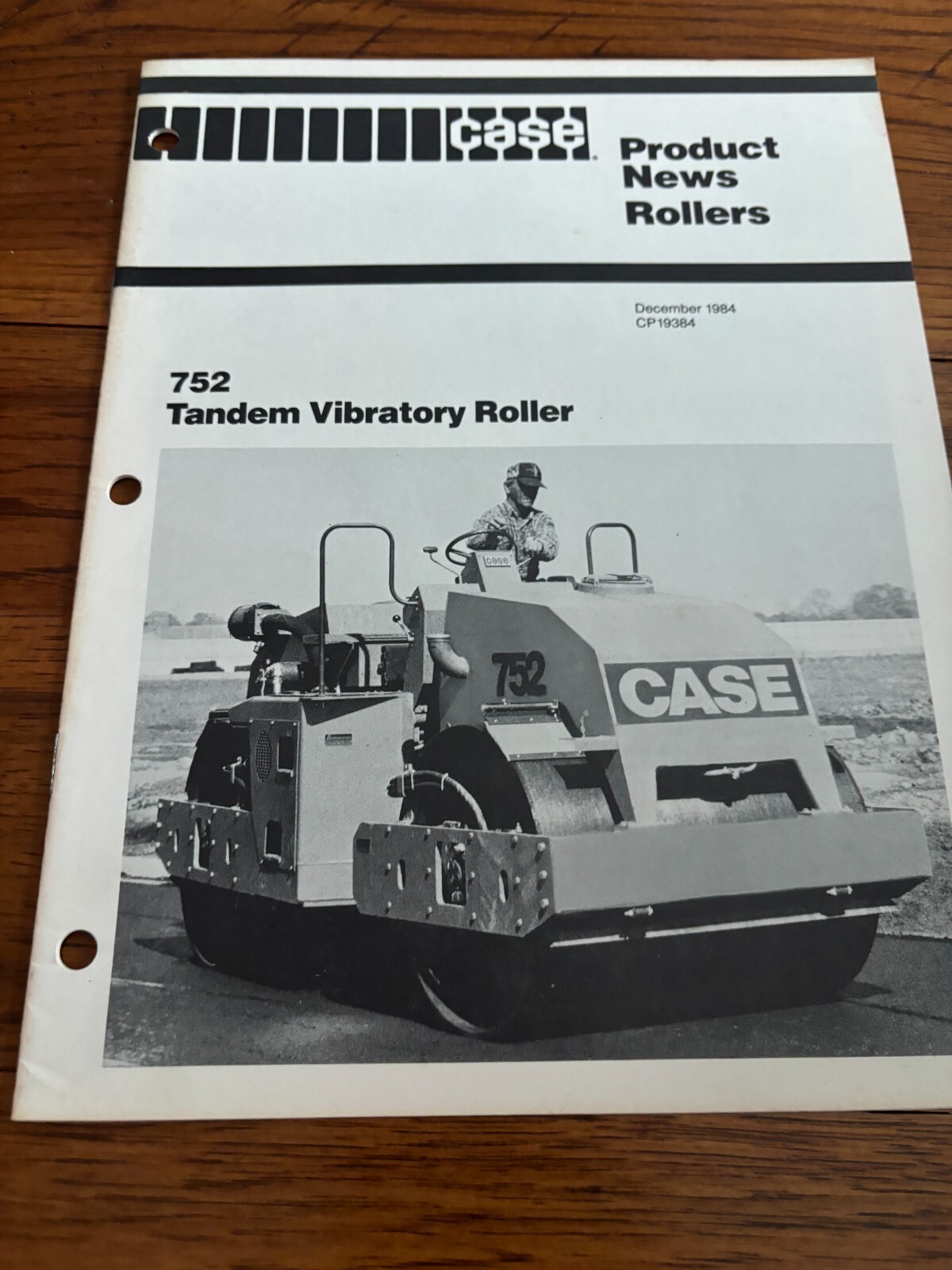 Case Product News Rollers For December 1984 Brochure FCCA24
