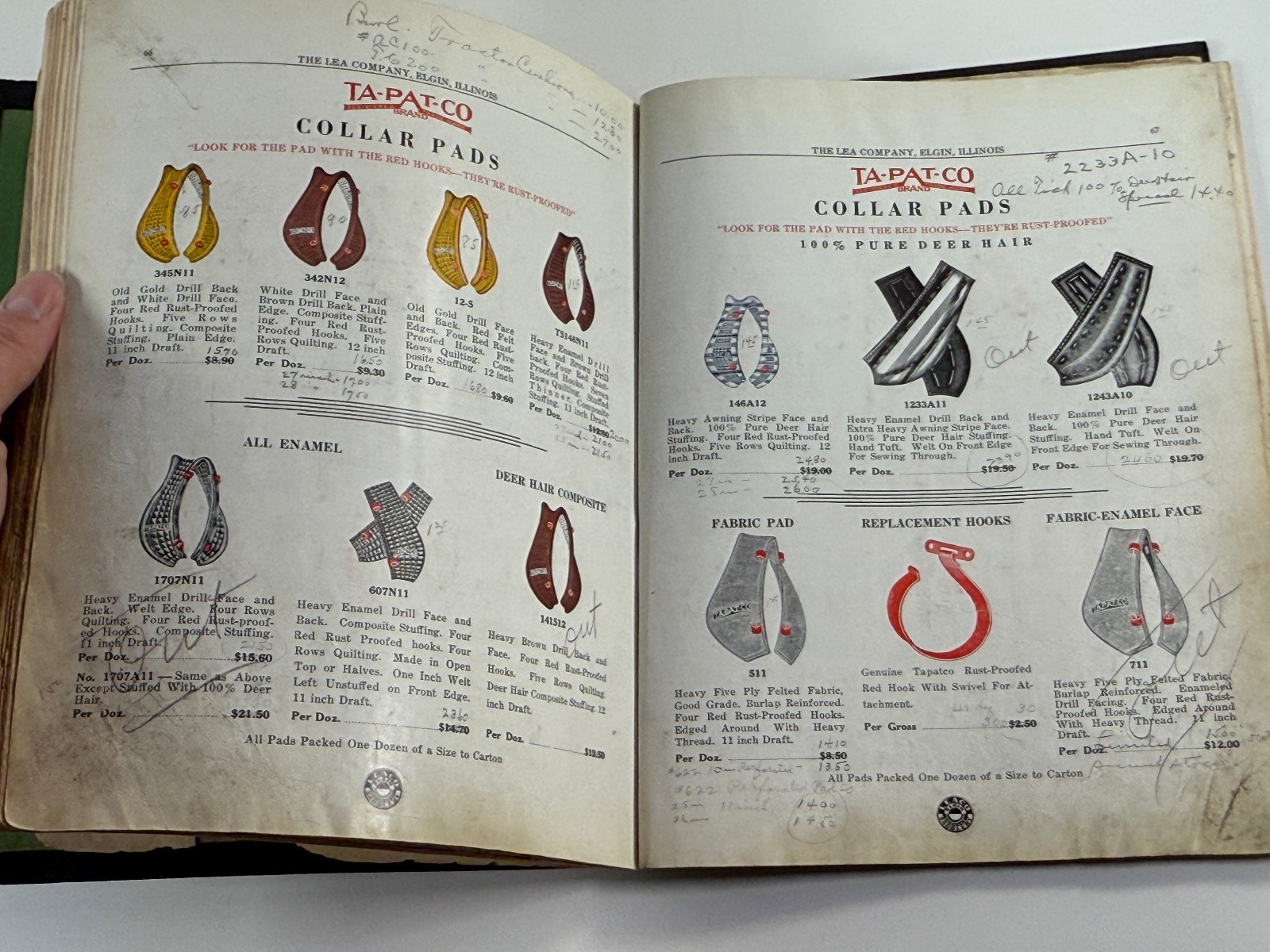 RARE 1890 Lea Co Horse Harness & Implement Catalog Book Saddles Elgin Illinois
