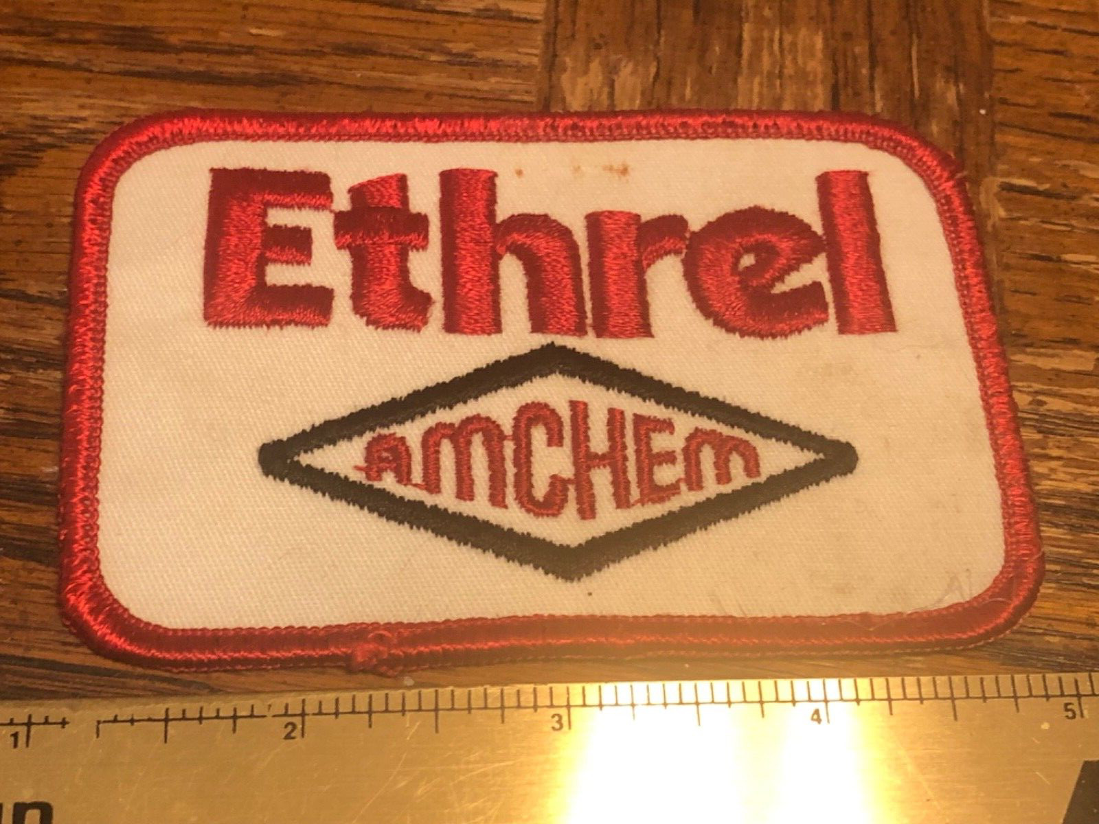 Vintage Patch – Amchem Ethrel – Farm Agricultural Growth Regulator – 4”