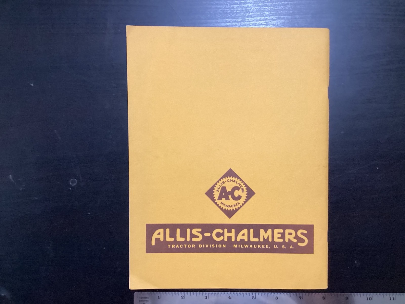 VINTAGE ALLIS CHALMERS #35 TRACTOR EQUIPMENT CATALOG BROCHURE