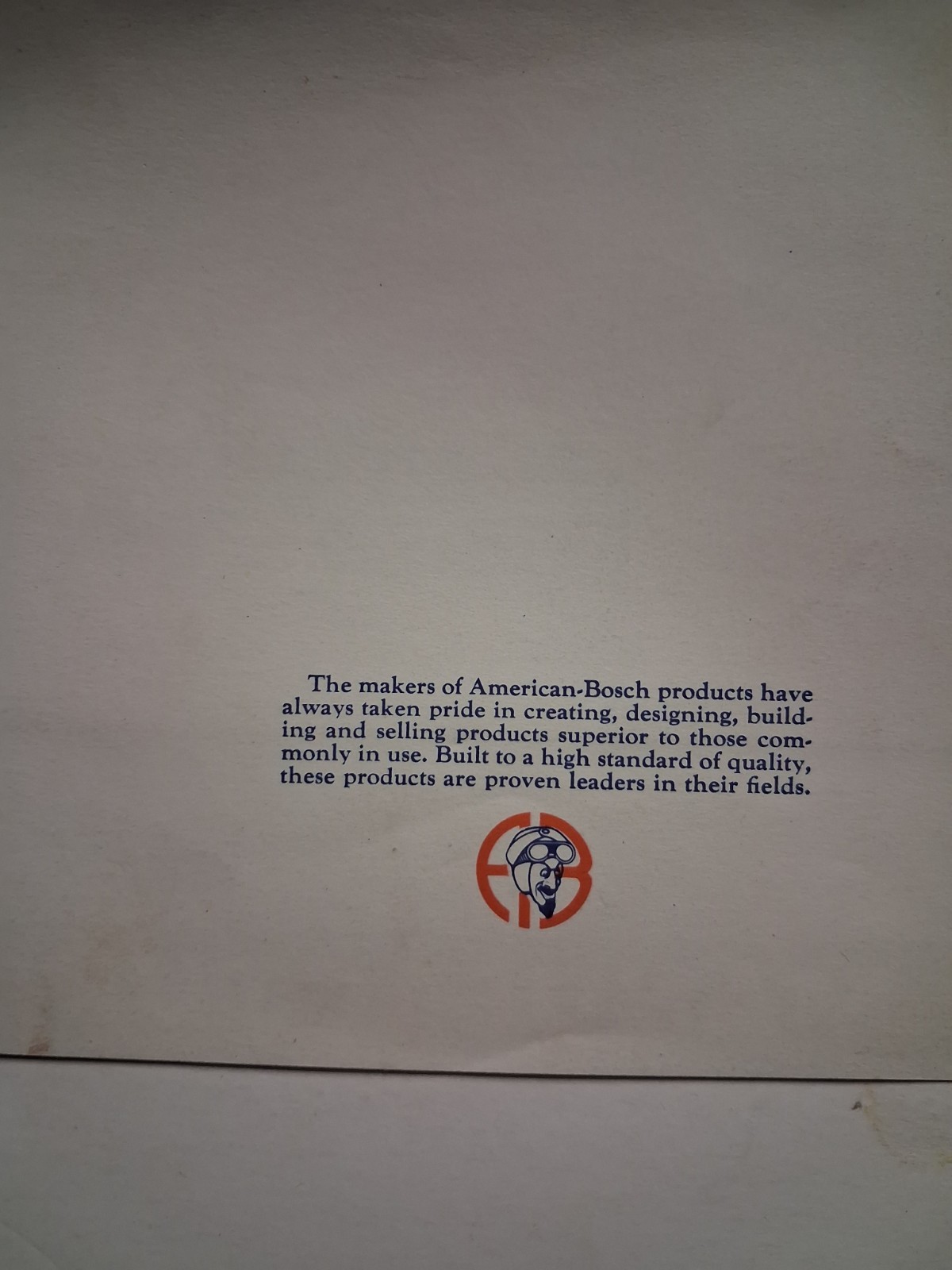 1936 AMERICAN BOSCH POWERED MAGNETO AGRICULTURE Poster Brochure 18&Prime;x24.8&Prime;