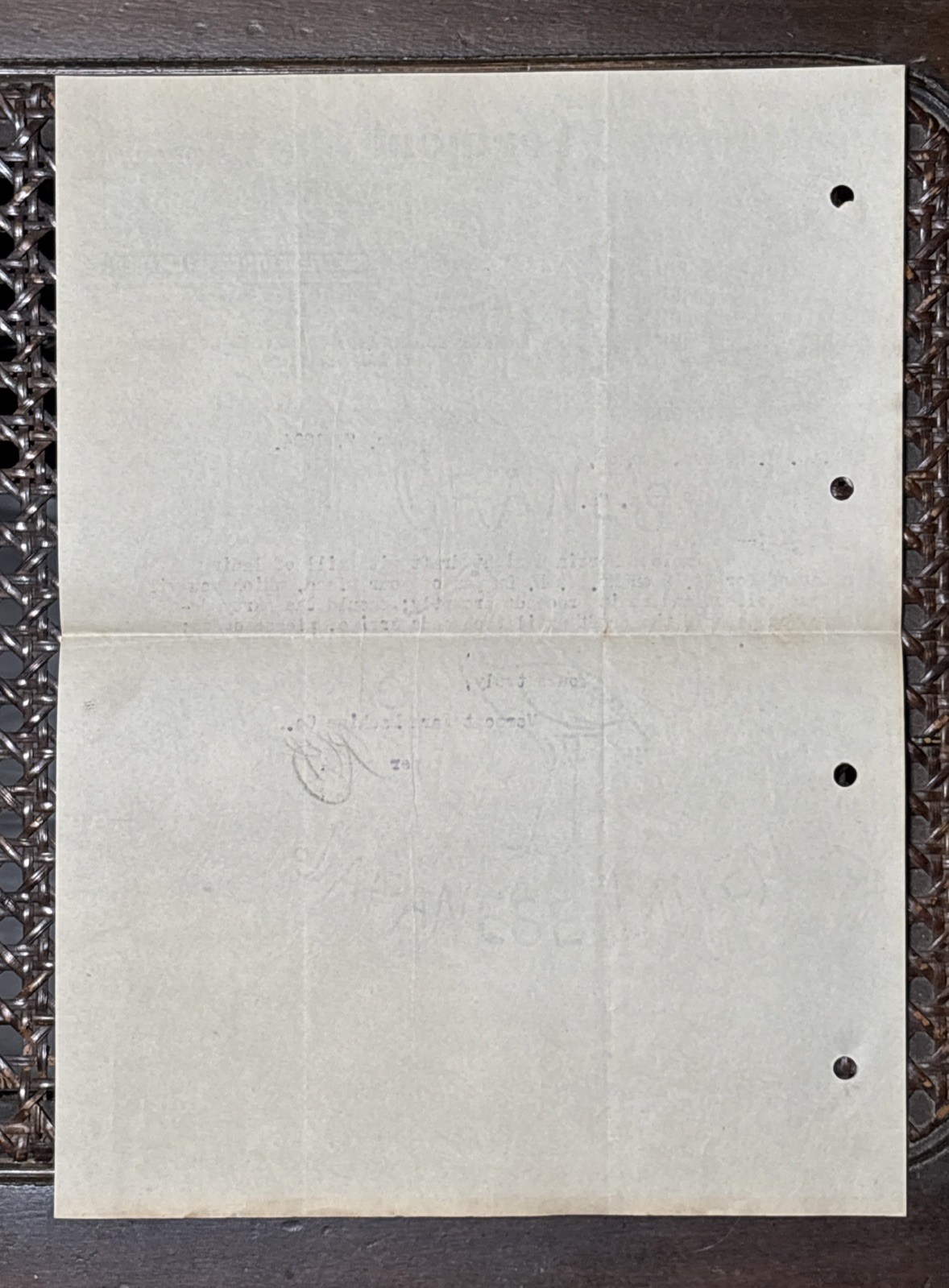 1894 Vermont Farm Machine Co Letterhead Train Locomotive Cooley Creamer