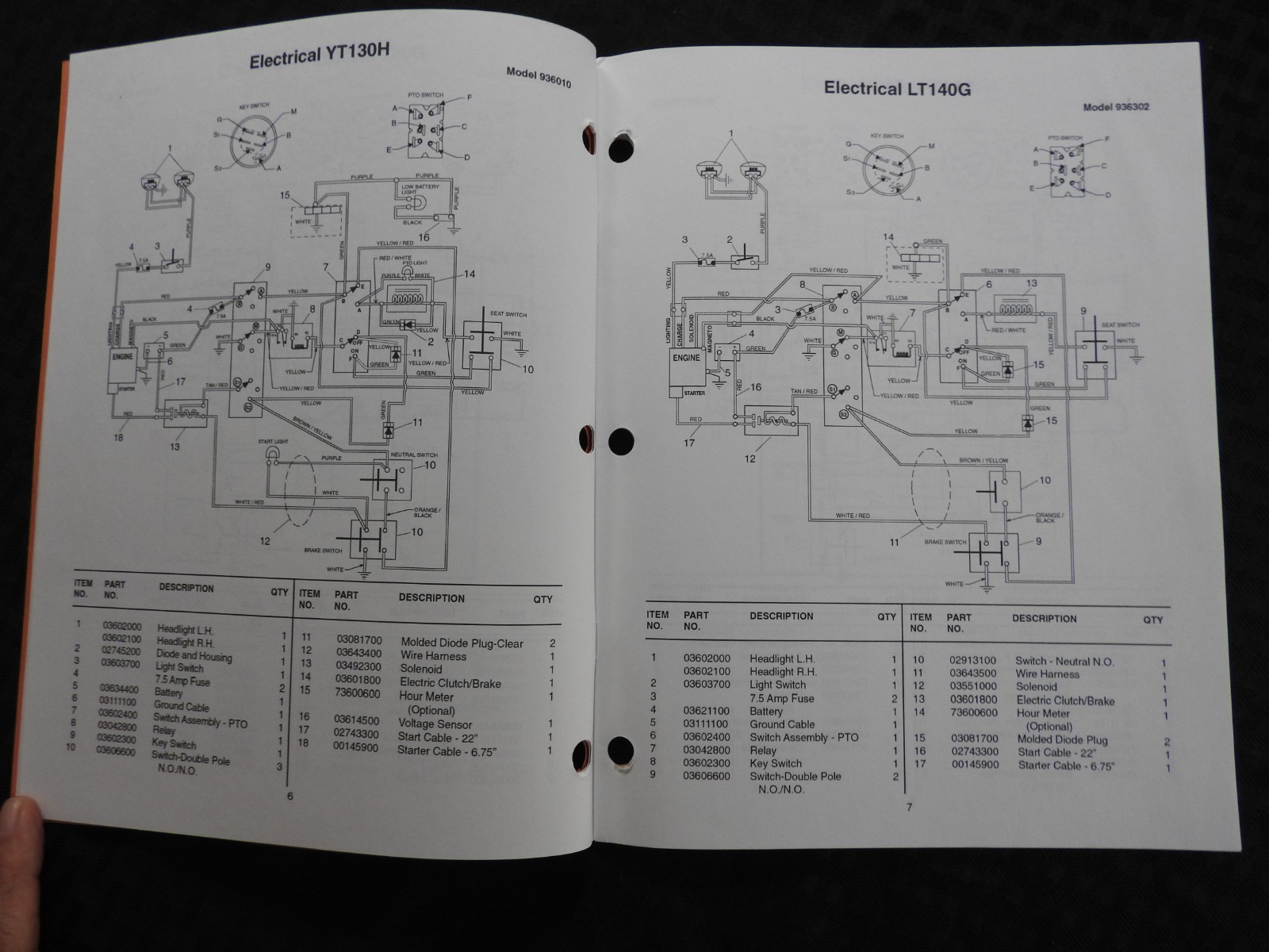 GENUINE ARIENS SIERRA 936 SERIES LAWN TRACTOR PARTS CATALOG MANUAL MINTY 1995