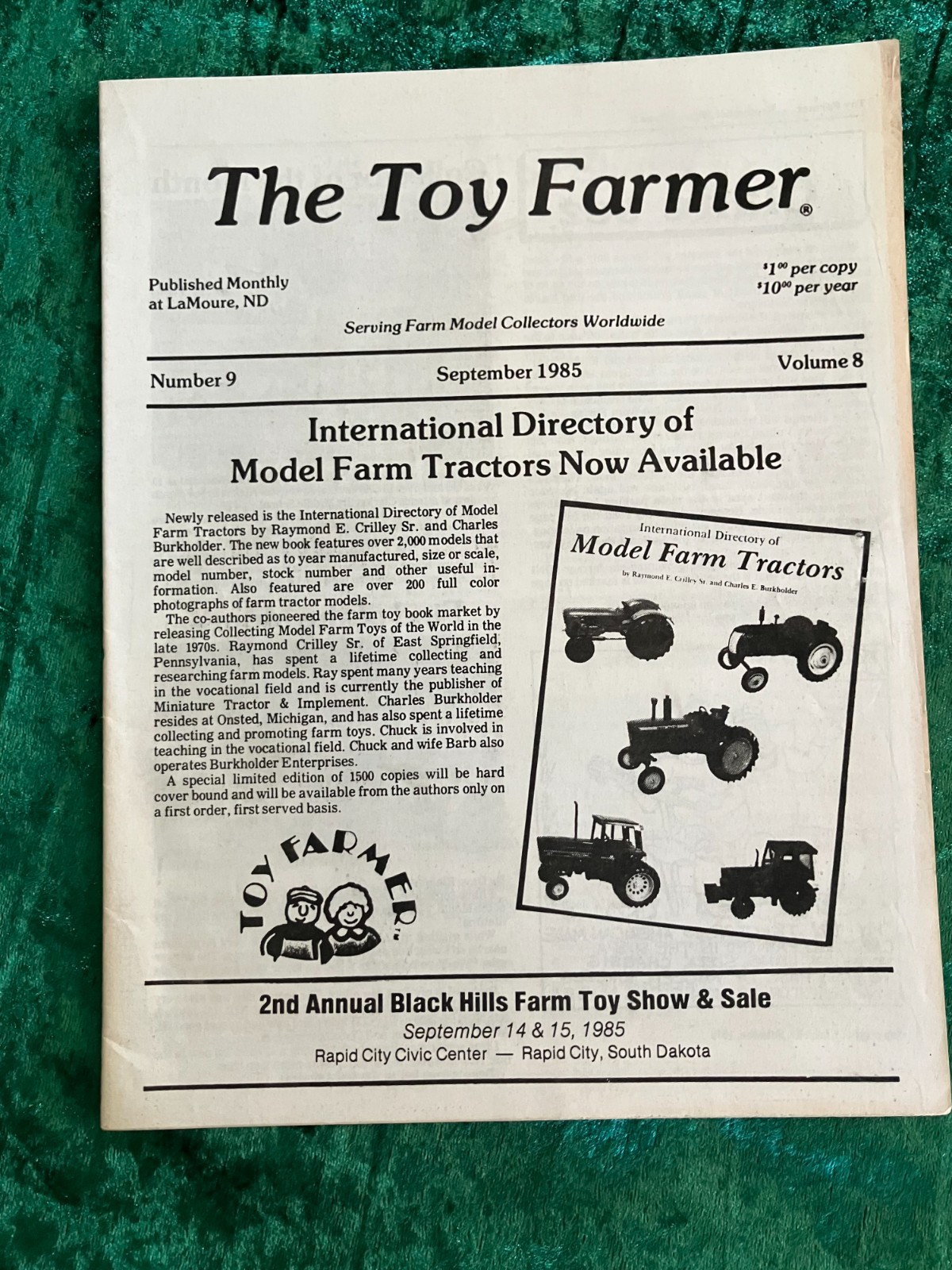 Vintage The Toy Farmer Magazine Lot of 6: Sept 1985 + January-May 1986