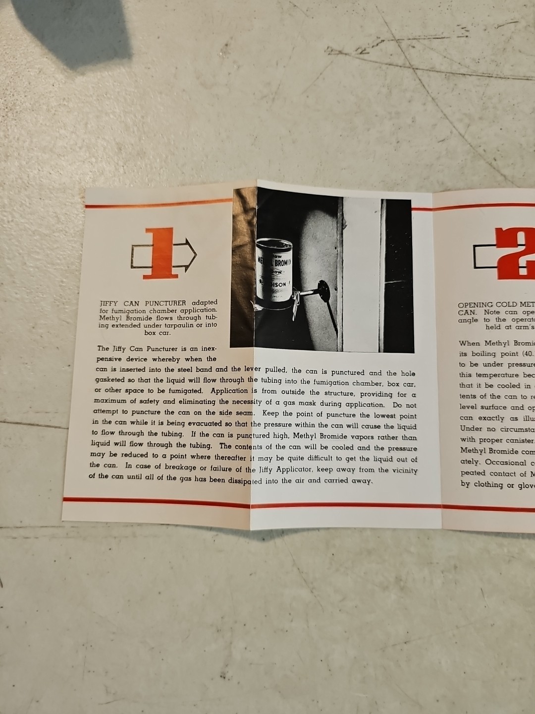Vintage 1948 Dow Chemical Methyl Bromide Brochure