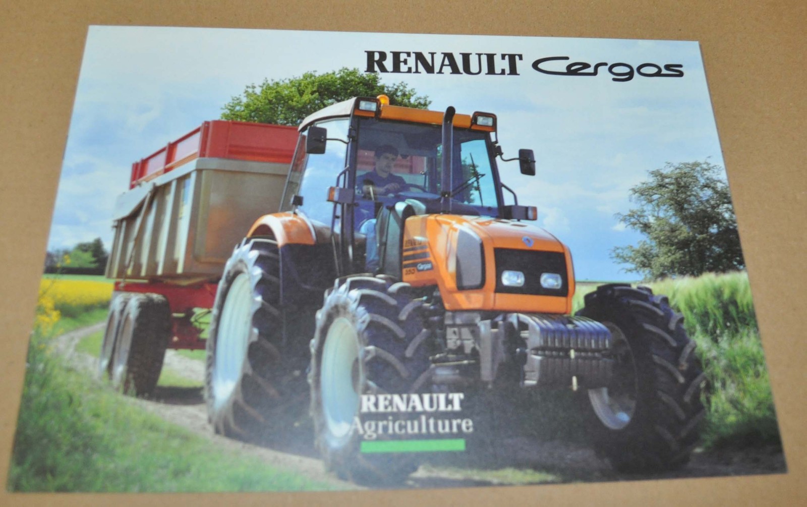 Renault Cergos Tractor Agricultural Machinery Brochure Prospekt DE