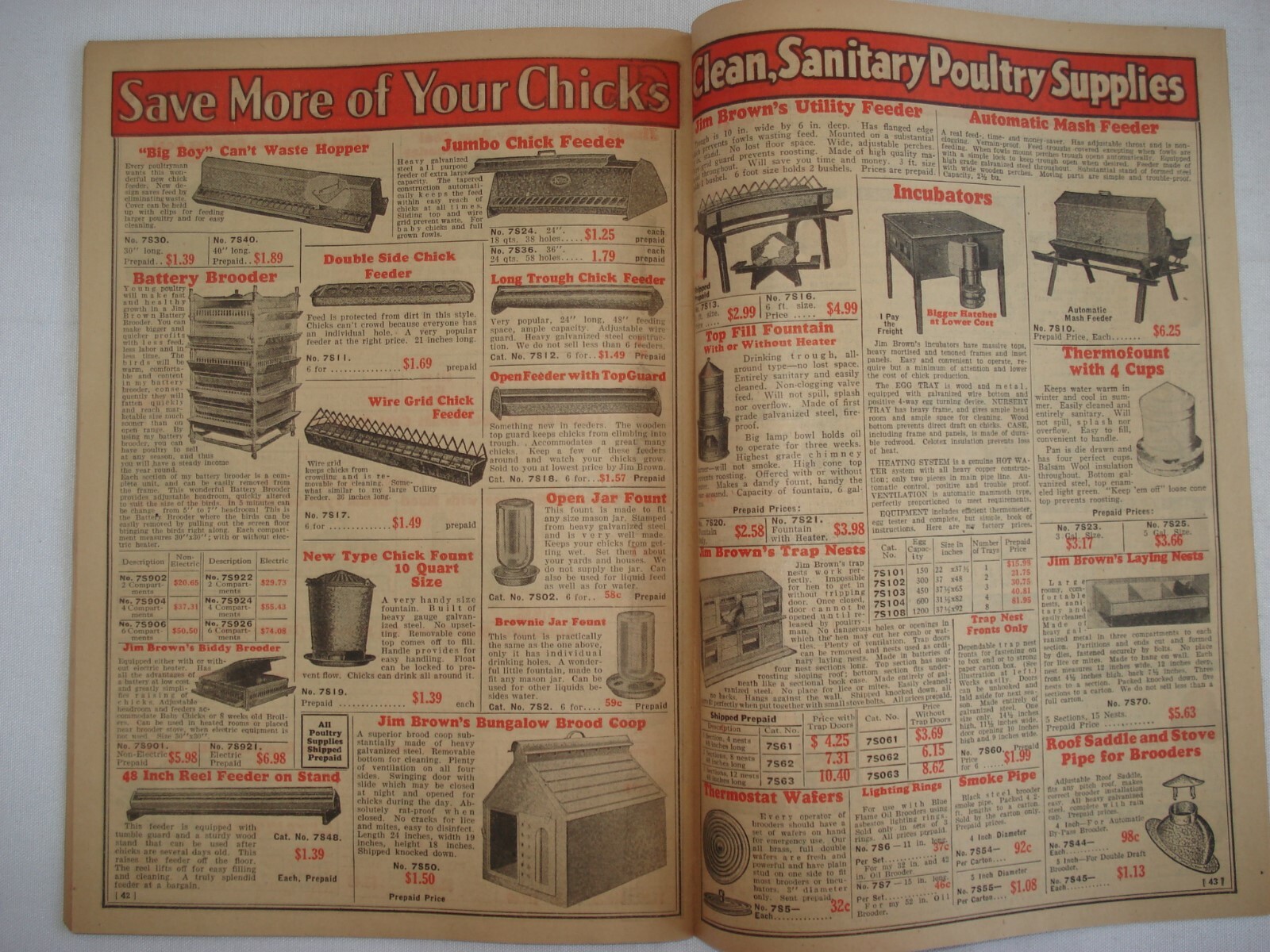 1920&rsquo;S CATALOG BROWN FENCE & WIRE BARGAIN BOOK AGRICULTURAL FARM