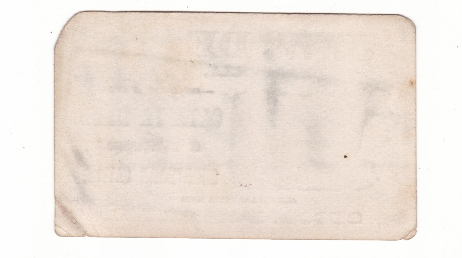 Maryville, Missouri antique business card / Shorthorn Cattle / J.W. Dean