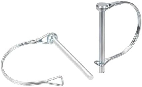8 Pack Trailer Hitch Pin 1/4 x 4inch Wire Lock Pin Hitch Pin Clip Safety Pin …