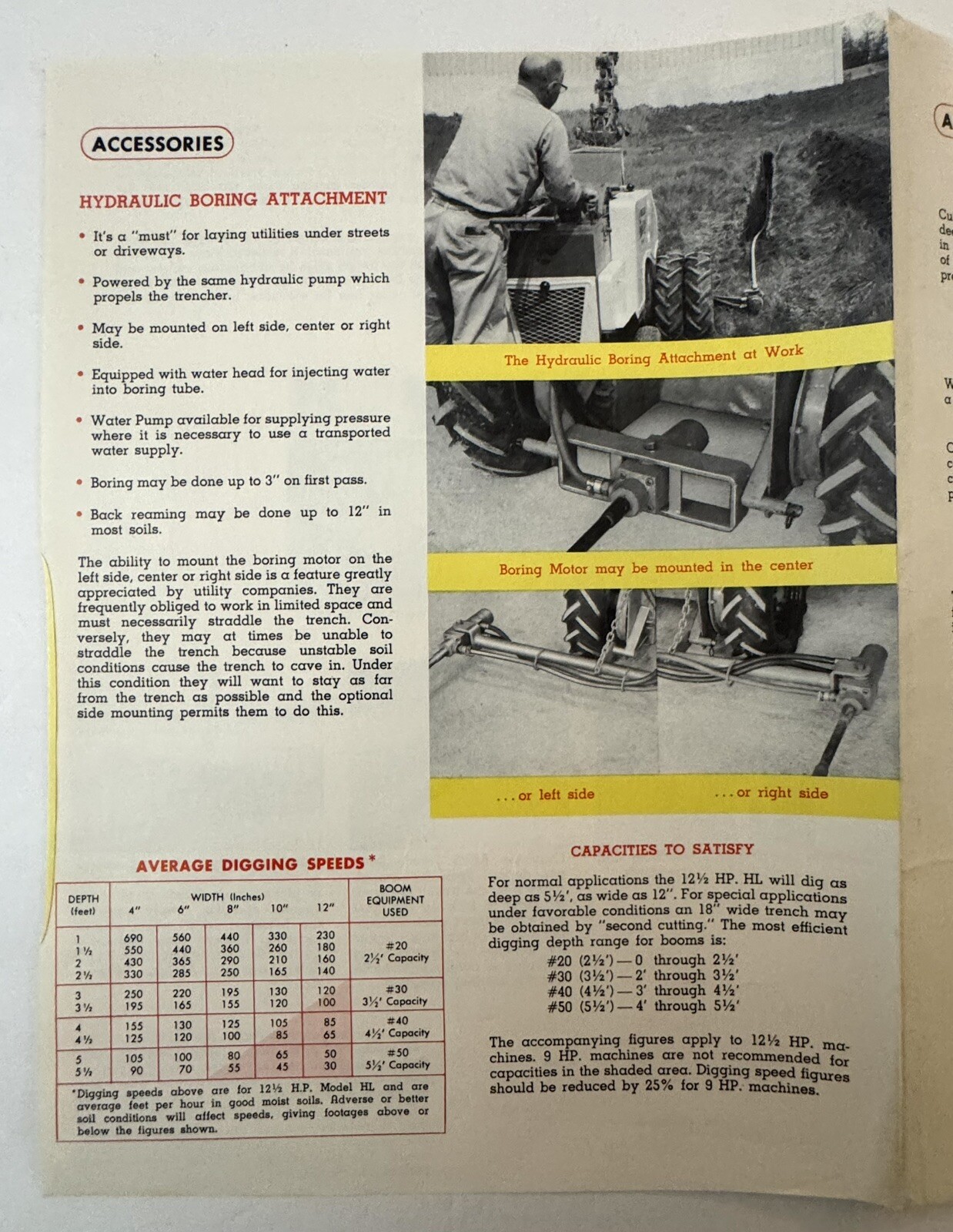 Vintage 1970&rsquo;s ARPS Model HL Trench Devil Dealer Sales Brochure