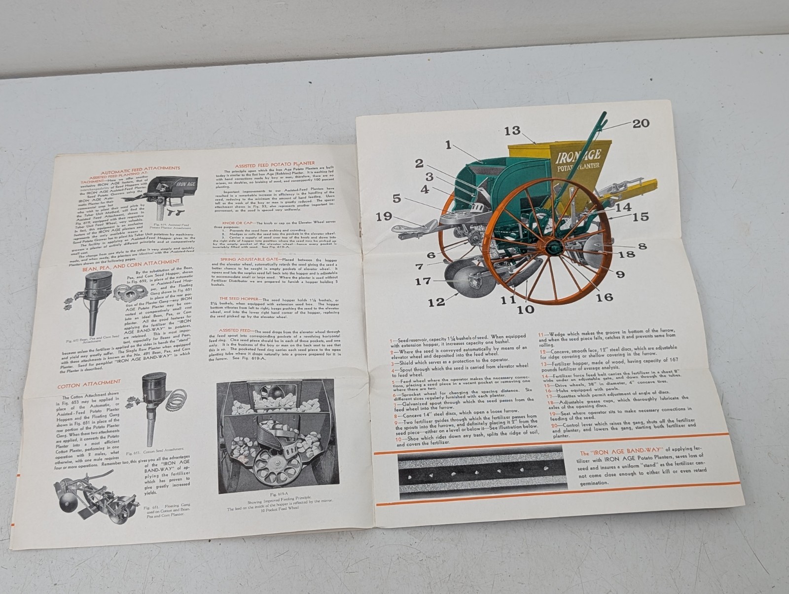 Vintage Farquhar Co. Iron Age Potato Planters Dealer Sales Brochure Original