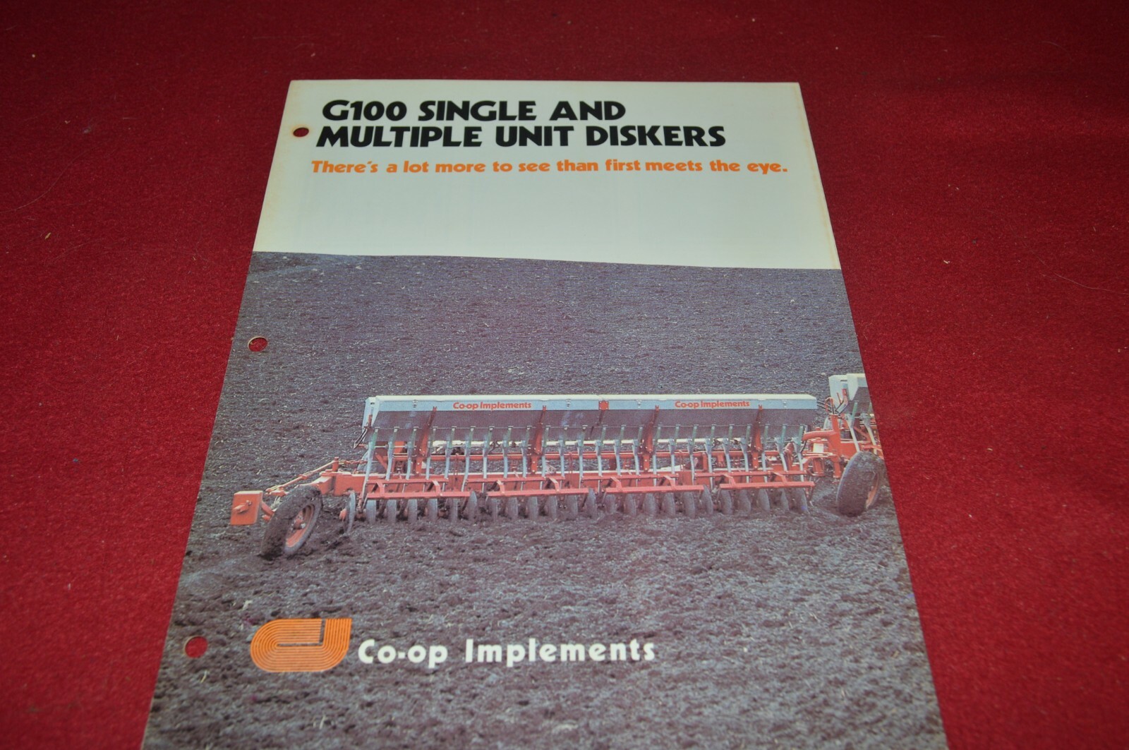 Co-Op G100 Single & Multiple Unit Diskers Brochure FCCA