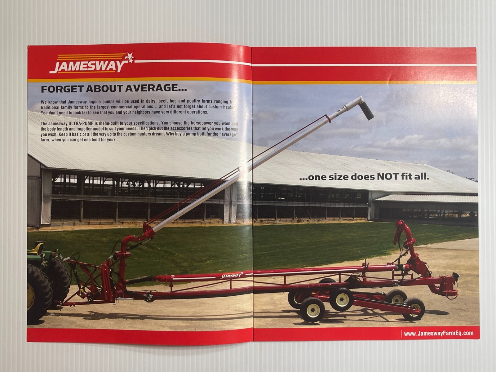 Jamesway Ultra-Pump Commercial Series Sales Brochure 2000s (Showroom Sales Book)