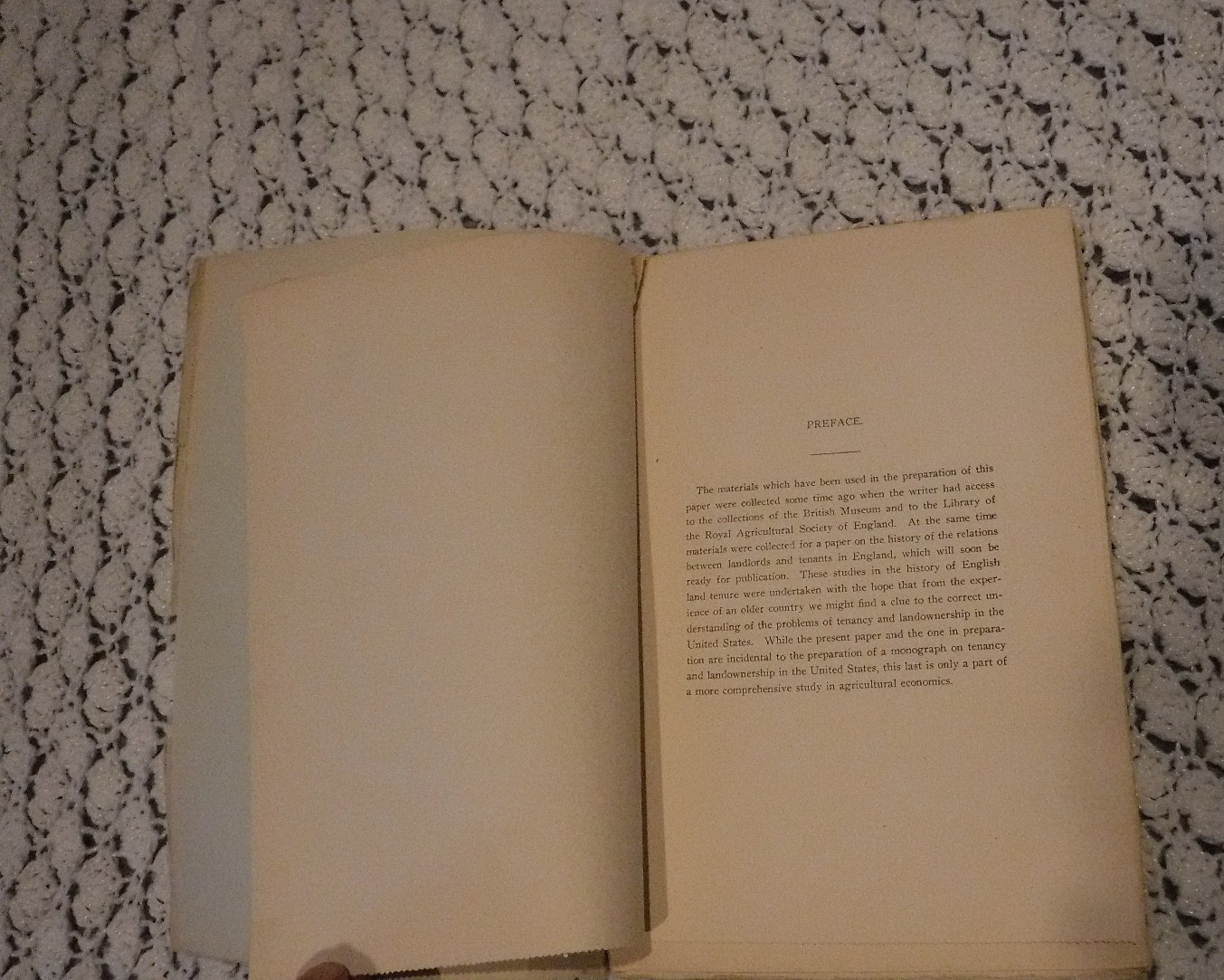 THE DECLINE OF LANDOWNING FARMERS IN ENGLAND BY HENRY C TAYLOR VINTAGE 1904 UW