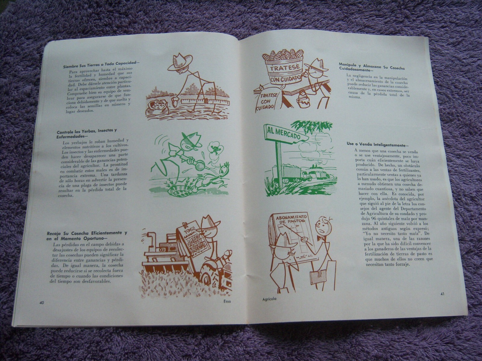 ESSO AGRICOLA SPANISH LANGUAGE BOOKLETS Farming Agriculture