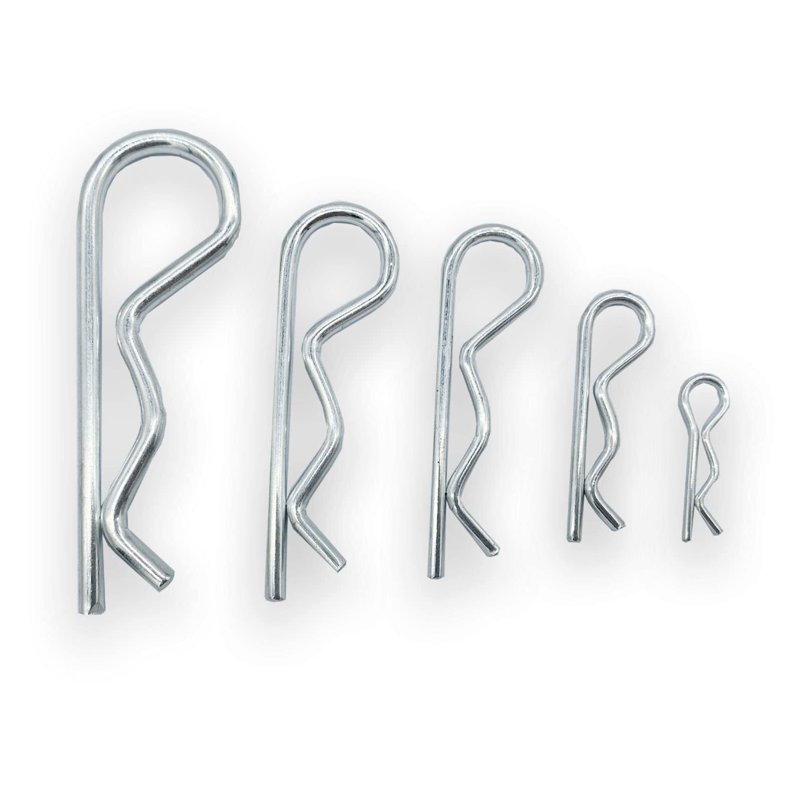 38 Pcs Hitch Pin Clip R Clips Retaining Pins Tractor Cotter Pin Hair Pin Assortm