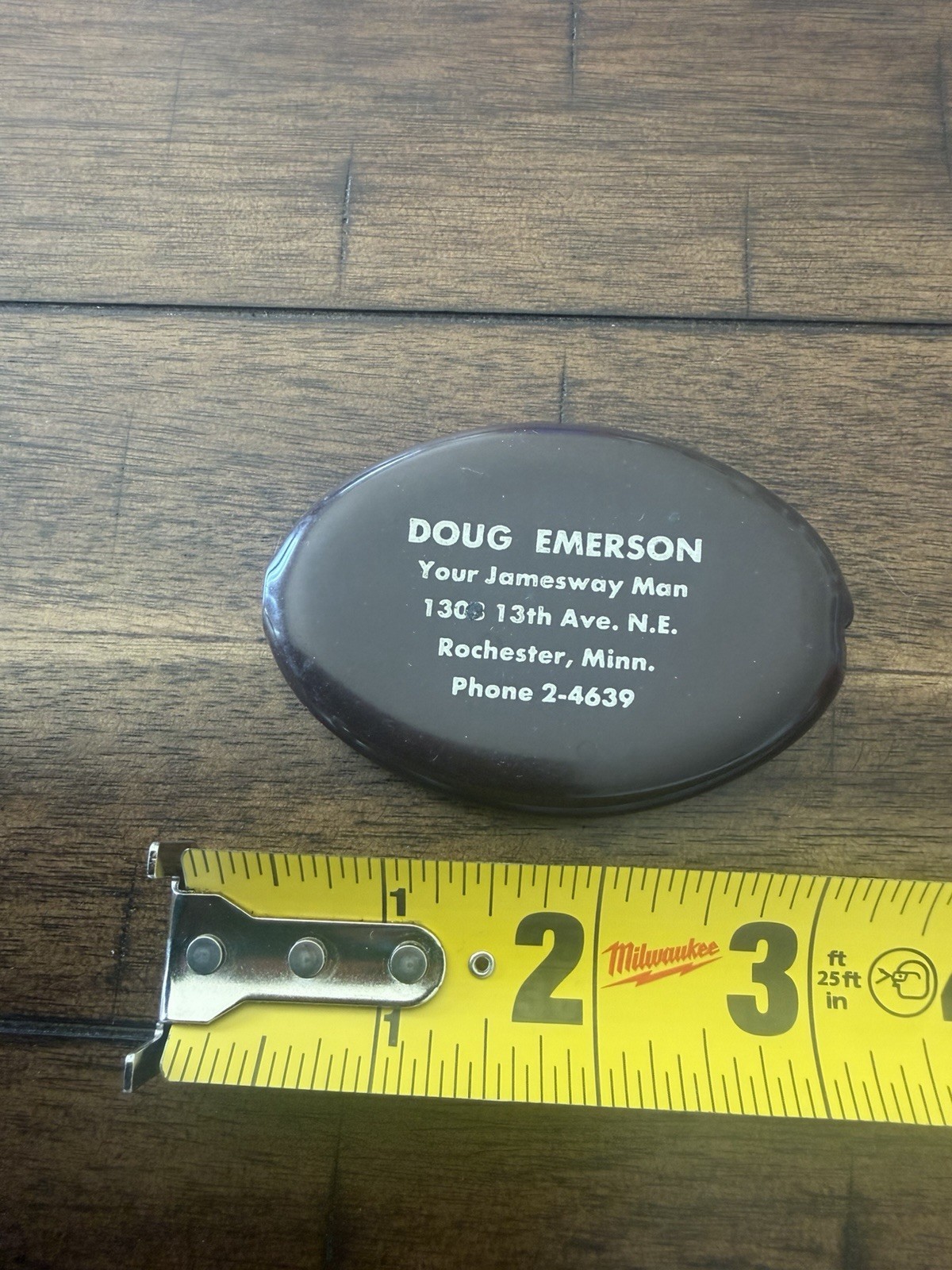 Minnesota Rochester DOUG EMERSON Advertise Coin Purse JAMESWAY FARM Equipment MN