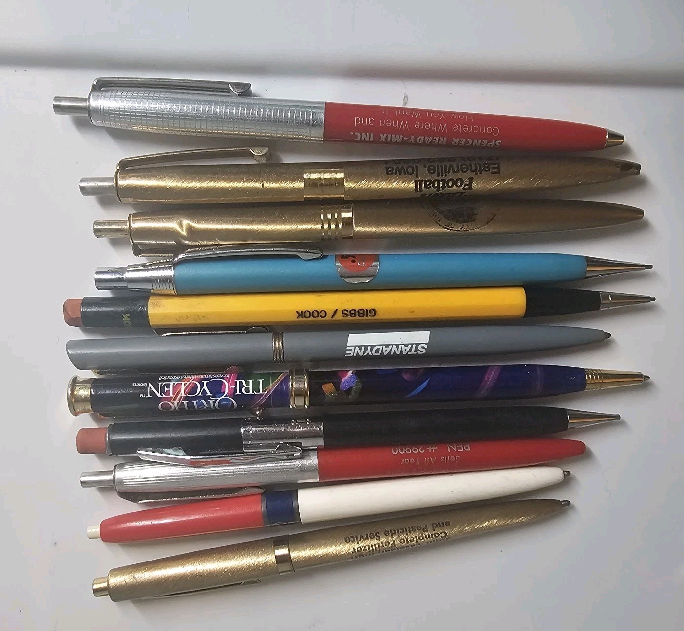 Lot Of Charles City, Iowa And Area Pencil Pen Collection Floyd County