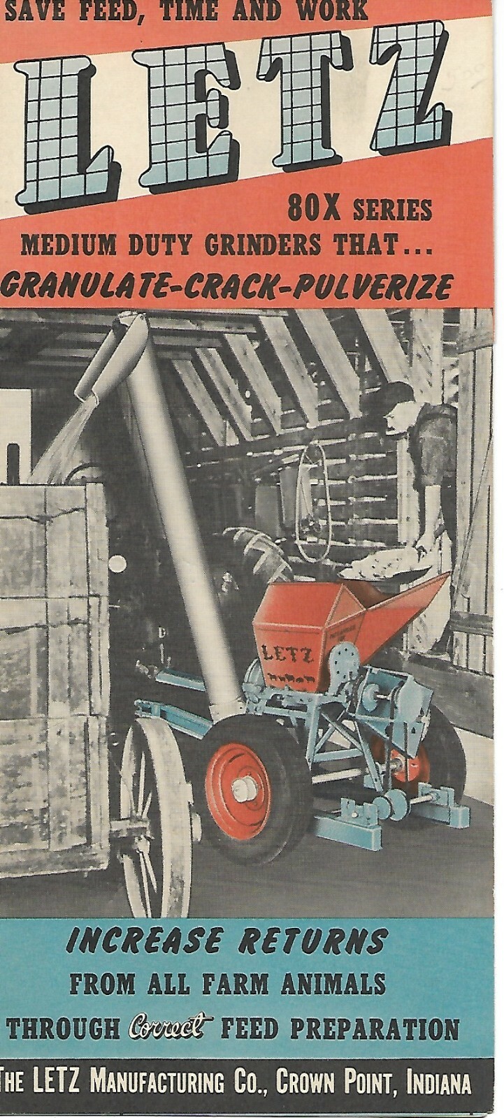 Farm Equipment Brochure – Letz – 80X series – Feed Grinder (F7772) N
