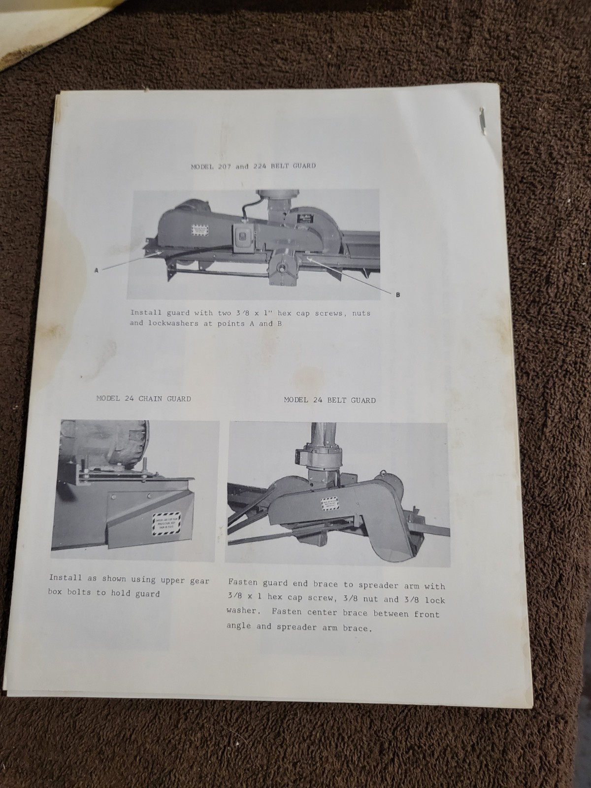 SILO-MATIC 1960s BROCHURE & MANUAL Model 207 Silage Unloader Ag Farm Barn USA