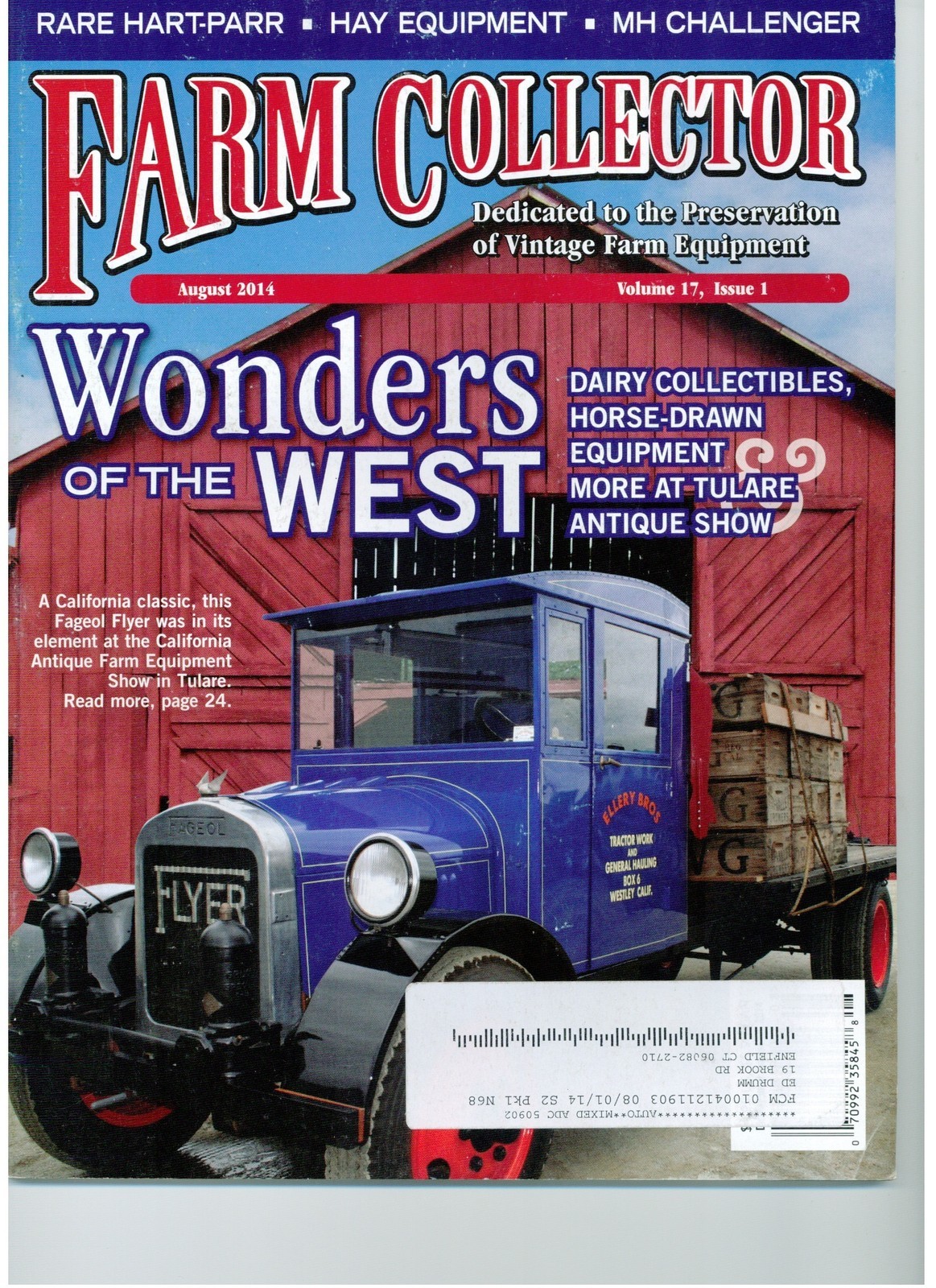Farmers Friend Stacker, Massey Harris Challenger Pacemaker Collection Hart Parr