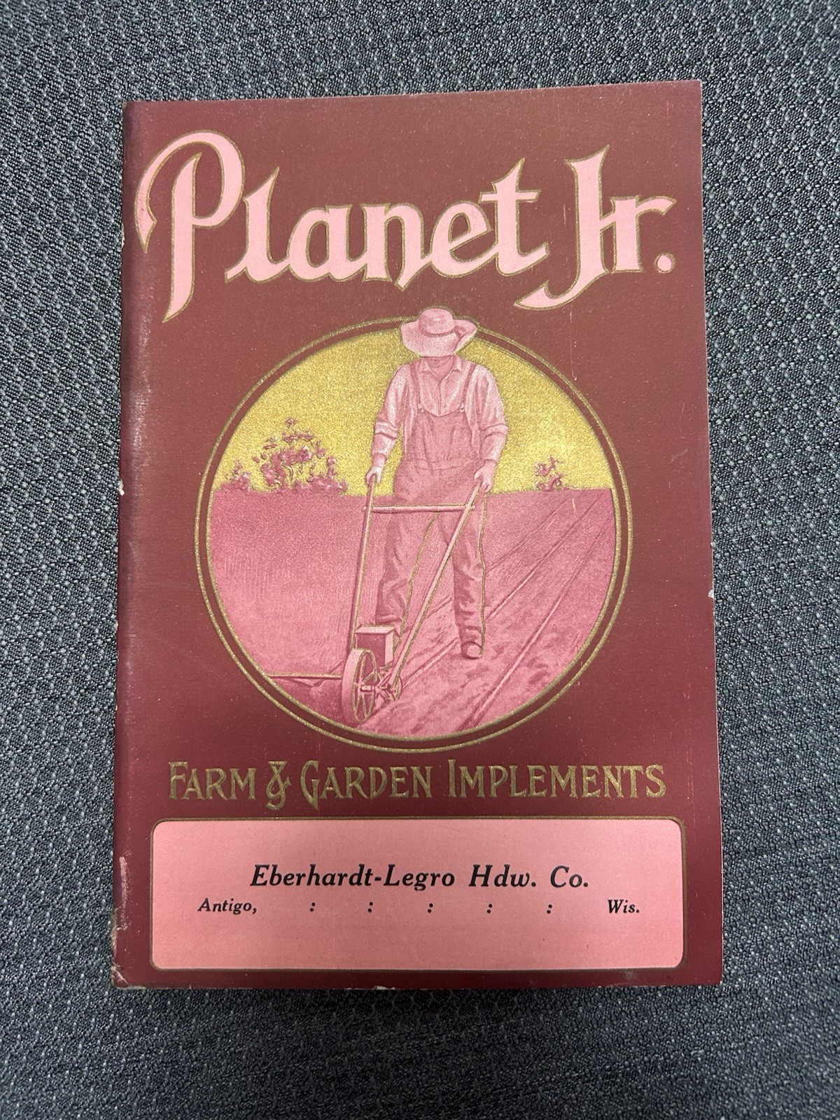 1911 Planet Jr Catalog- Original Old Stock From Turn Of Century Hardware Store