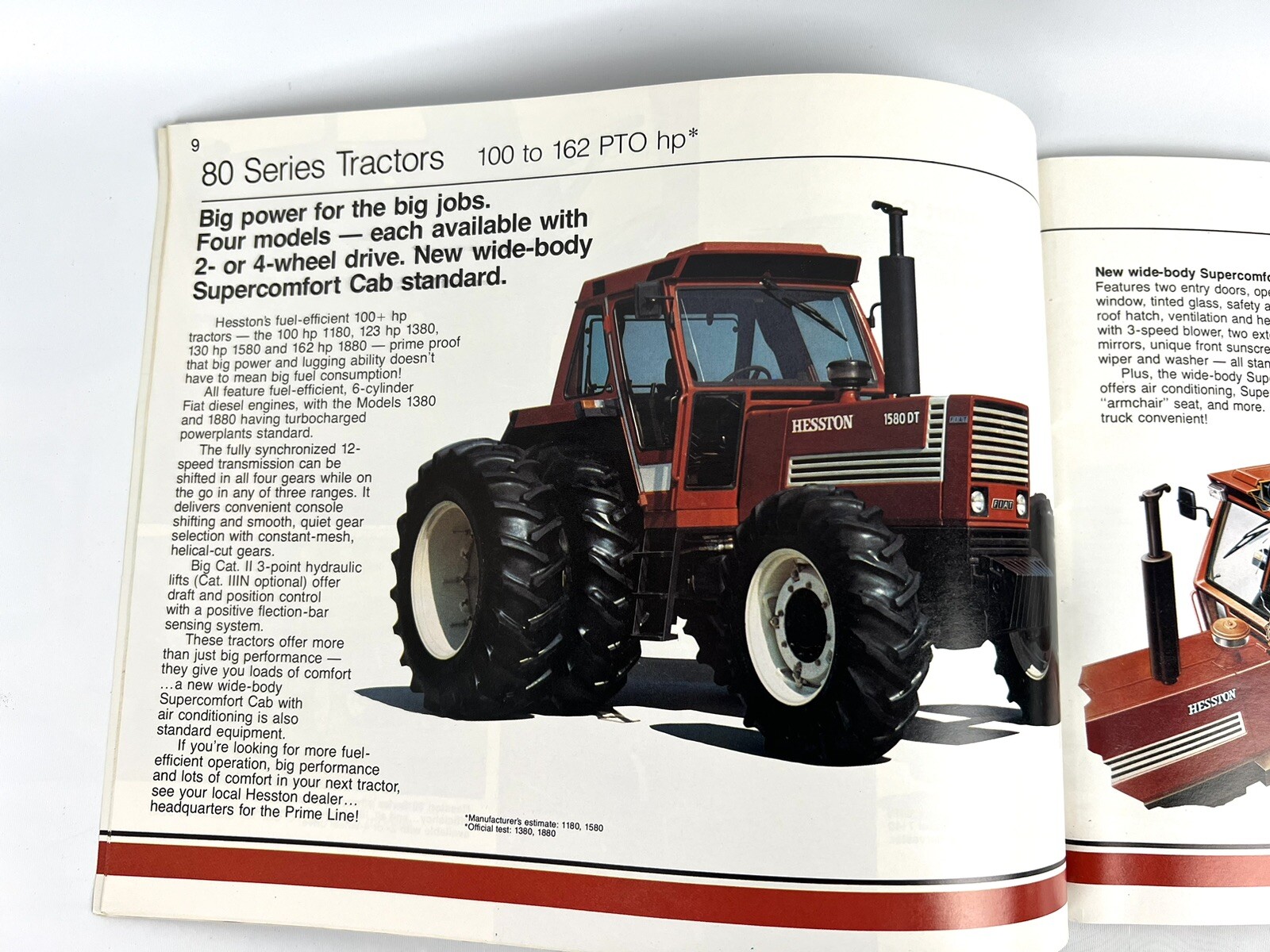 VINTAGE 1981 HESSTON TRACTOR & EQUIPMENT BROCHURE BUYERS GUIDE FARM CATALOG