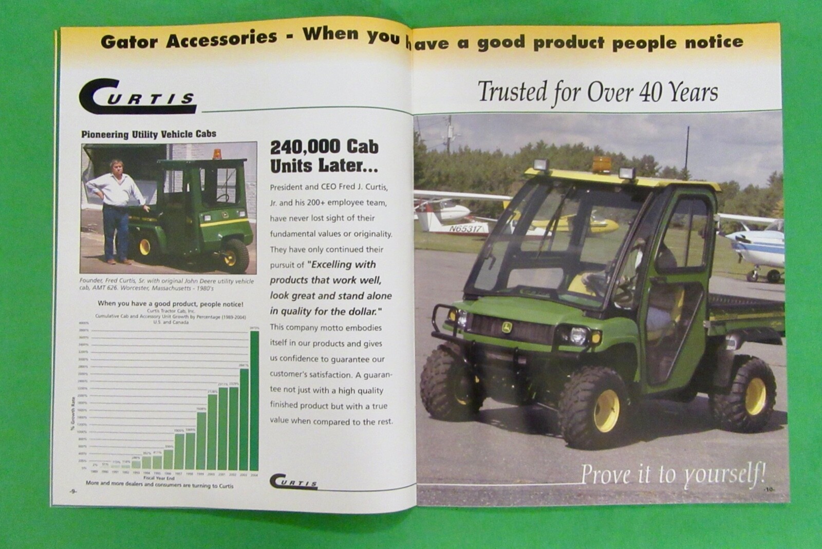 Curtis Factory Products Catalog / Focus on John Deere ( Worcester, Maine)