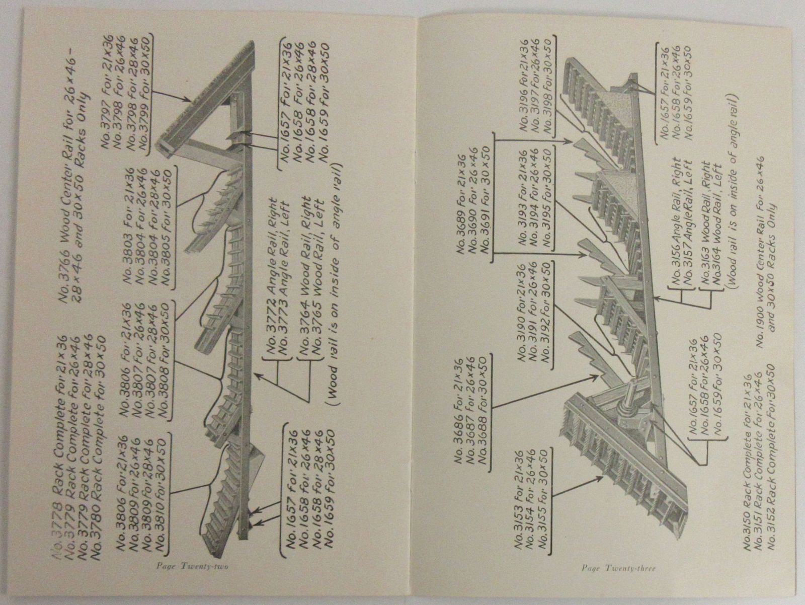 Wood Brothers Thresher Co. Repair Parts List, Instructions & Envelope
