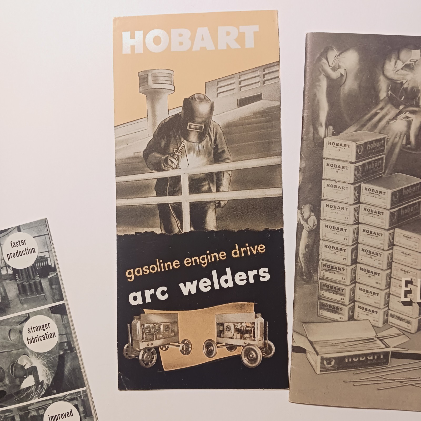 Vintage A Lot Of 3 Farm Advertising Hobart Arc Welders Brochure Mailer