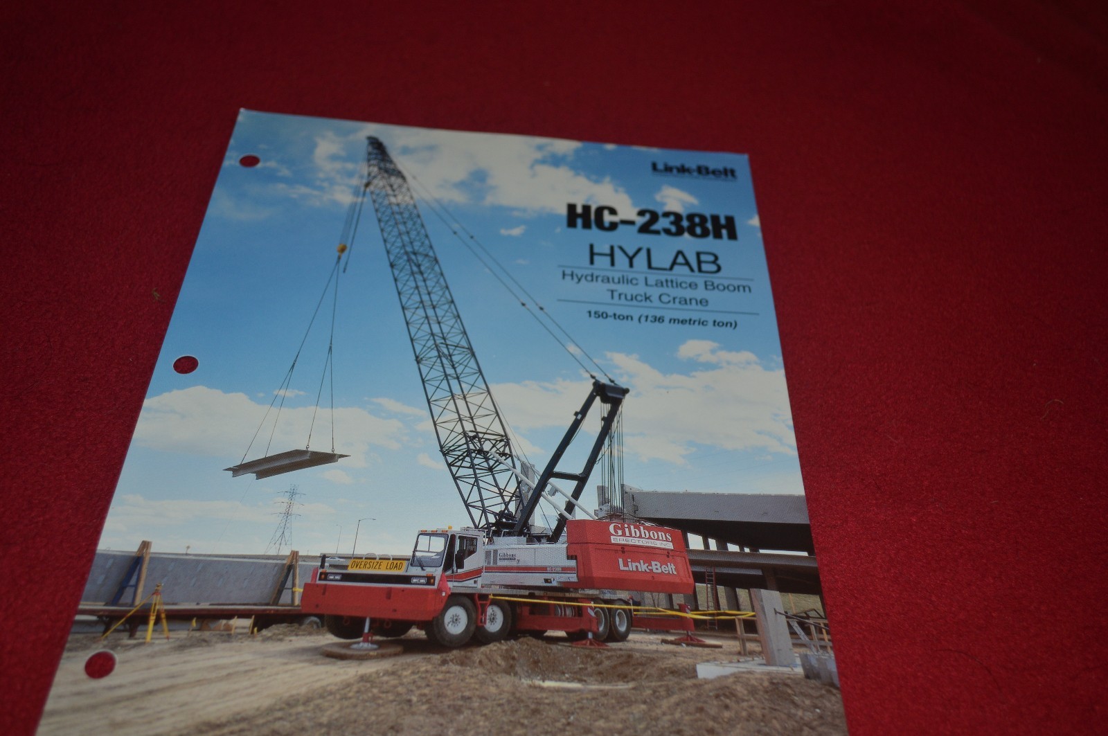 Link Belt HC-238H Crane Dealer&rsquo;s Brochure DCPA6 ver2