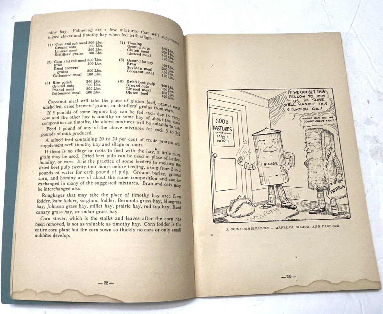 Hoards Booklet LOT Common Ailments Dairyman Feed Guide Farm Animals Cow Pig VTG