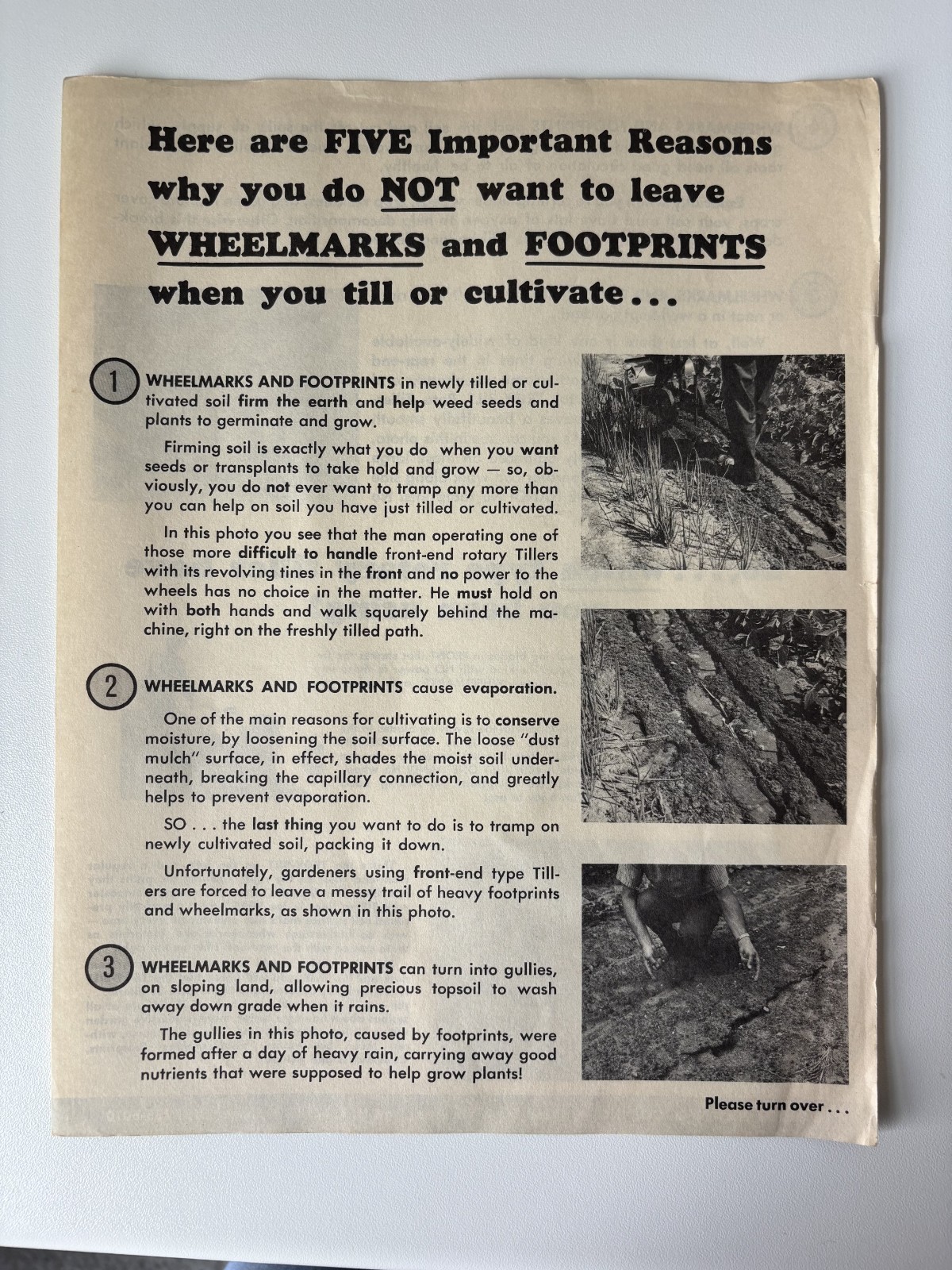 Troy-Bilt Roto Tiller Power Composter Advertisement Brochures 1971 Troy NY