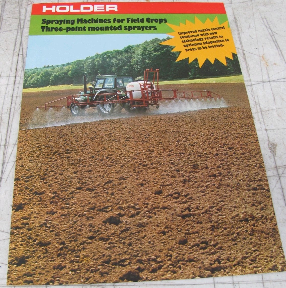 Holder Three Point Mounted Sprayers for Field Crops Sales Brochure