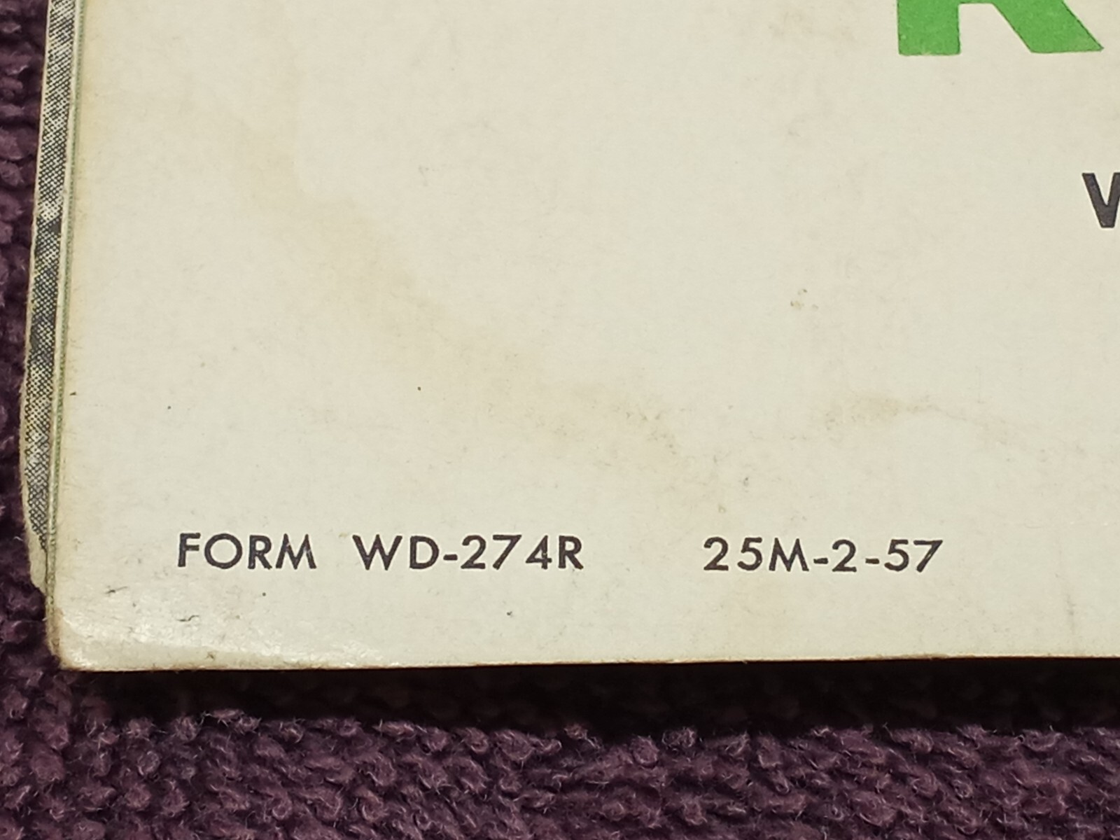 Vintage 1957 REPUBLIC STEEL HOW TO ERECT FARM FENCE BOOK BROCHURE AD