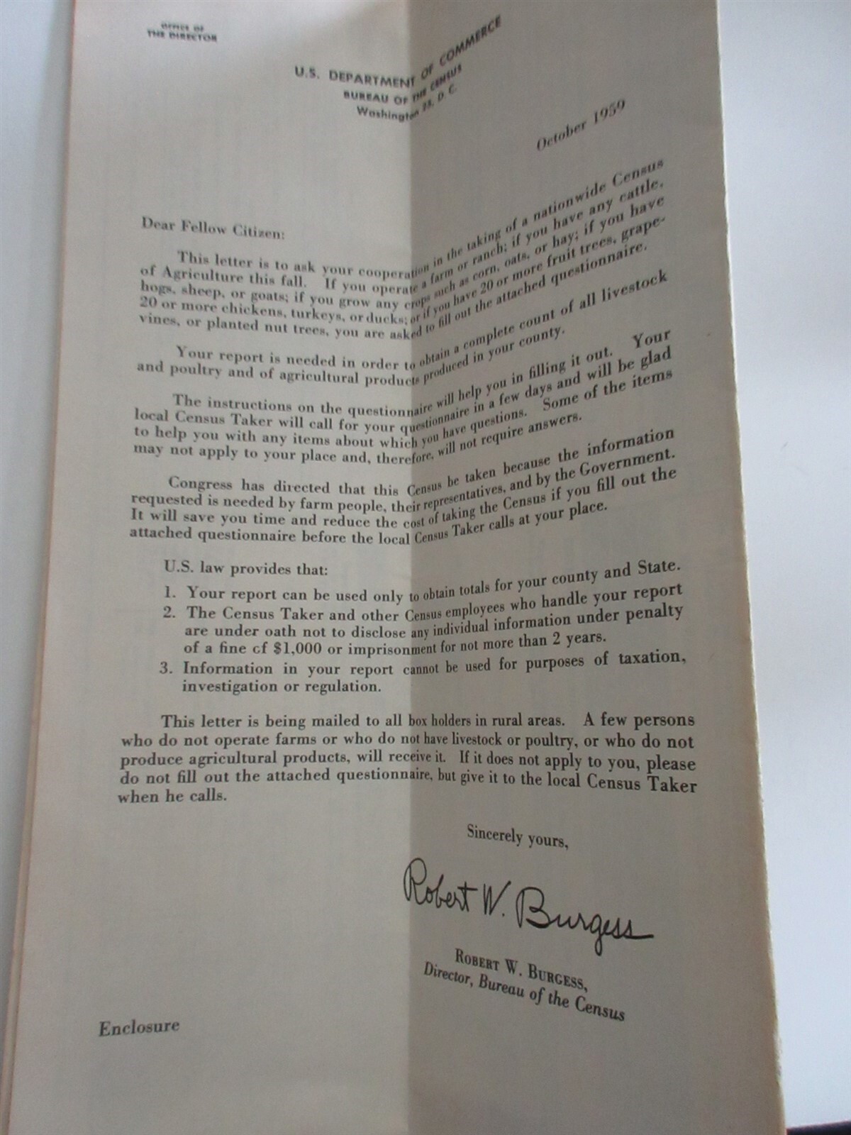 1959 The Farm Count – US Census of Agriculture – New Jersey