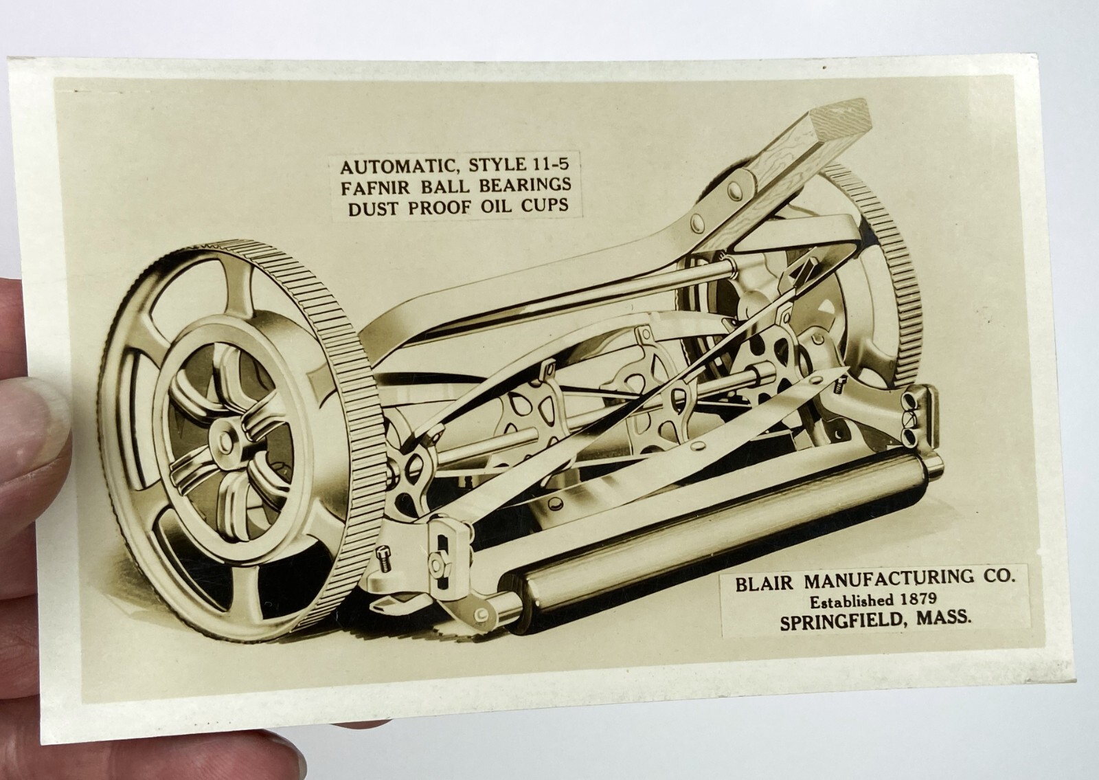 Blair Lawn Mowers – Archive LOT – Advertising Catalog, Brochures, Photo – 1928