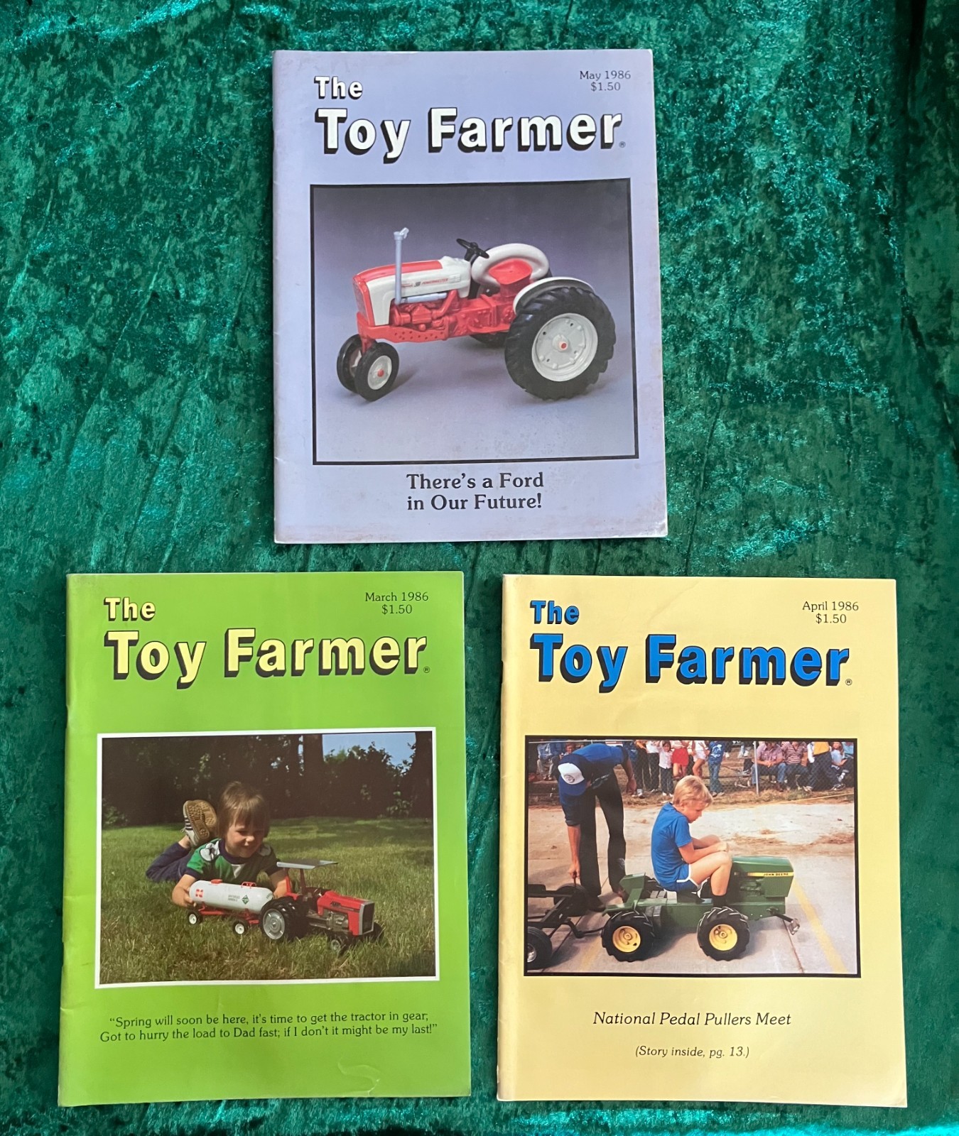 Vintage The Toy Farmer Magazine Lot of 6: Sept 1985 + January-May 1986