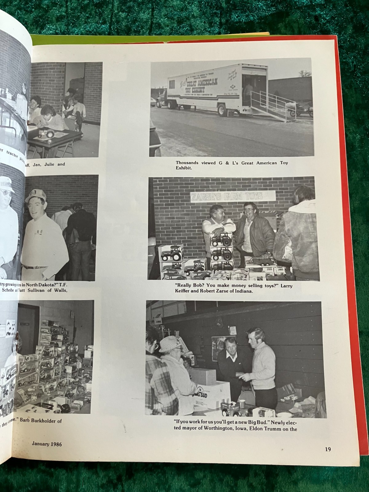 Vintage The Toy Farmer Magazine Lot of 6: Sept 1985 + January-May 1986