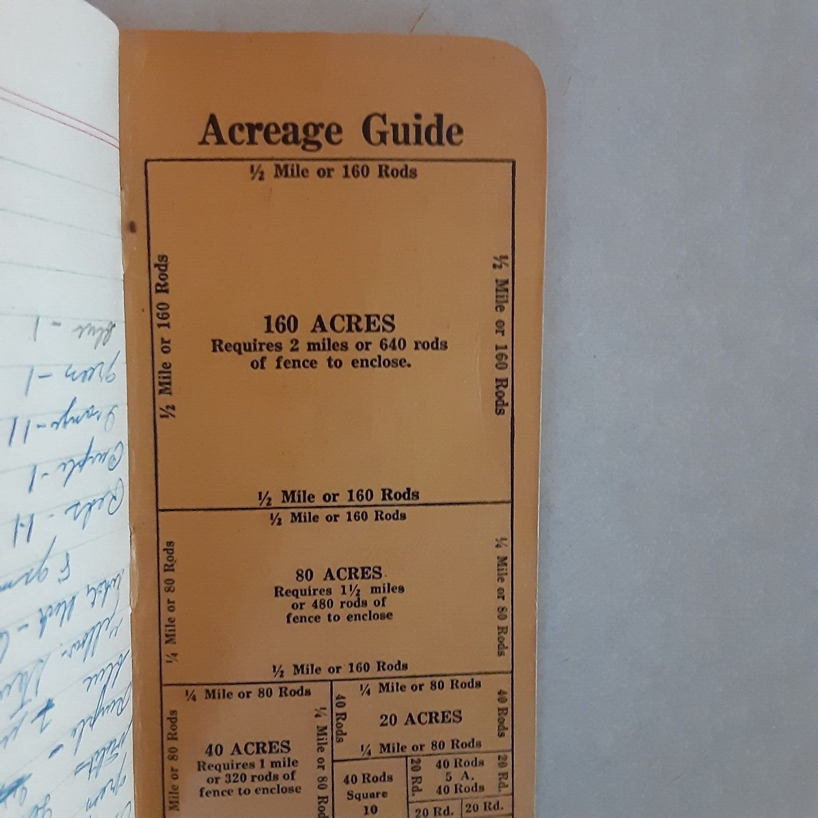 RED BRAND FENCE Notebook Pad – Botsford Lumber Company Rochester MN