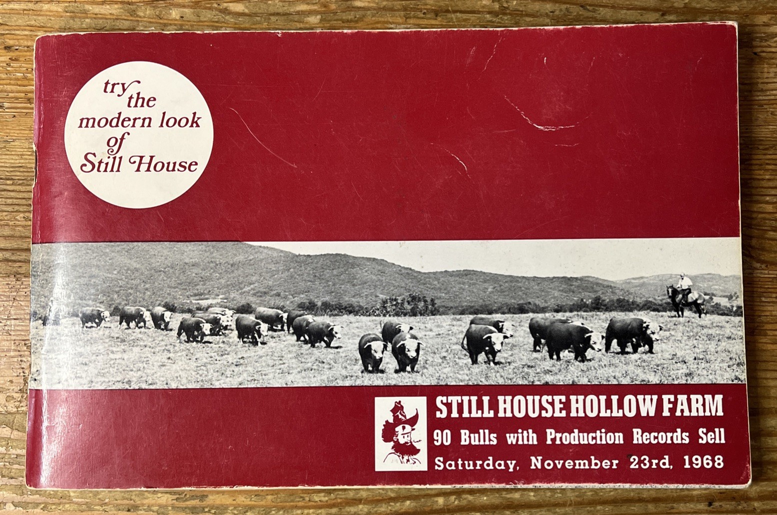 Vintage Still House Hollow Farm Hereford Cattle Sale Afton VA Auction Catalog