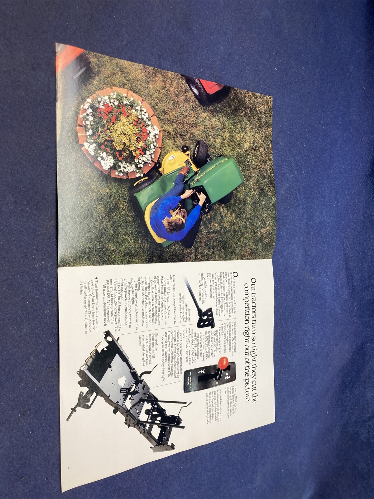 John Deere Lawn Tractors For 1987 Brochure