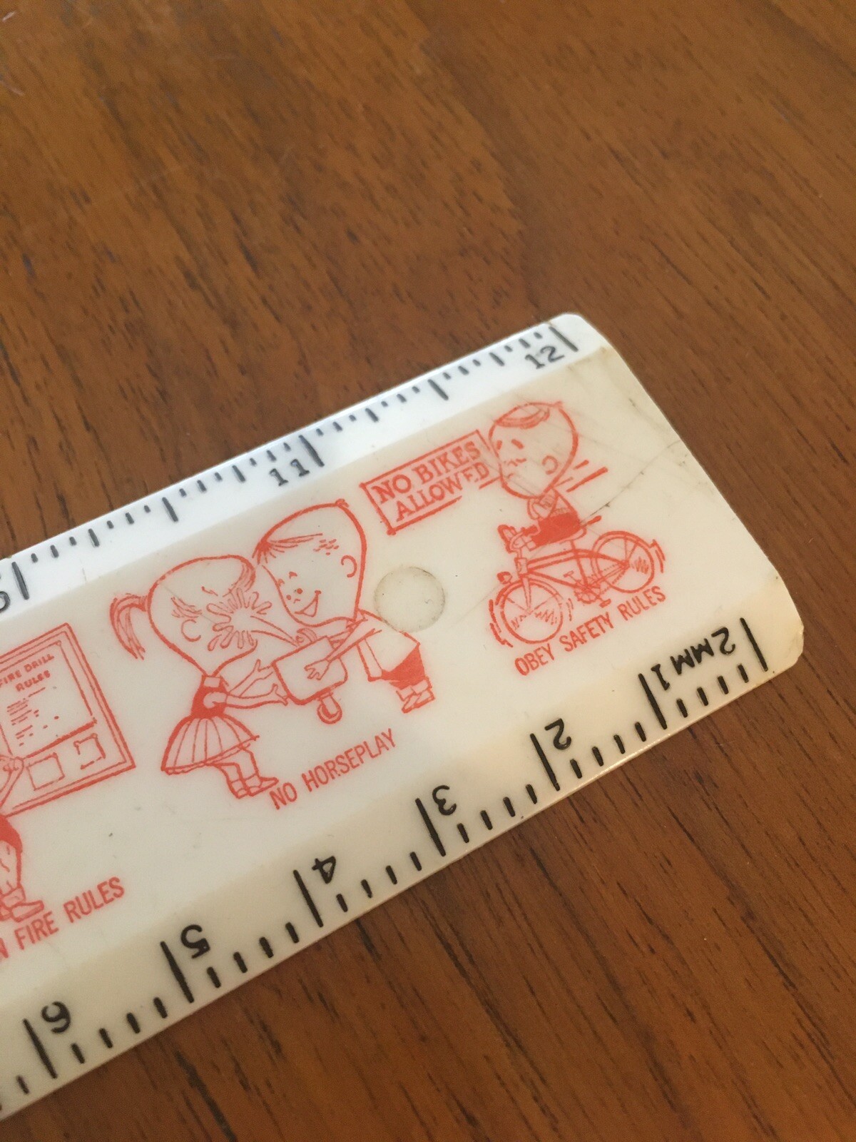 Vintage ABS american Breeders Service Ruler Rules Office Supply