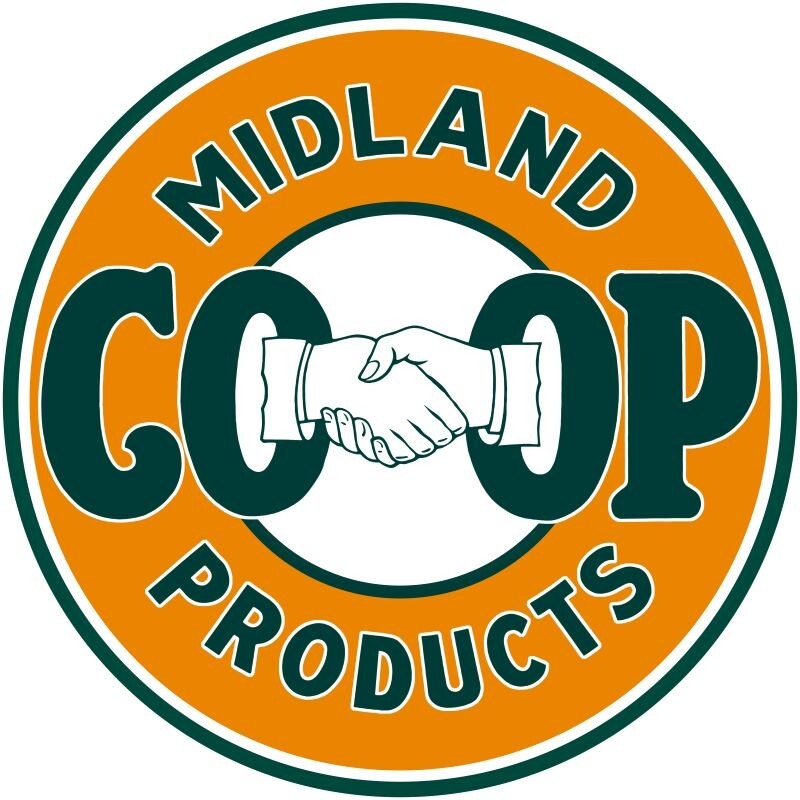 Midland Co OP Products NEW Sign: 40&Prime; Dia. Round USA STEEL TWO-SIDED