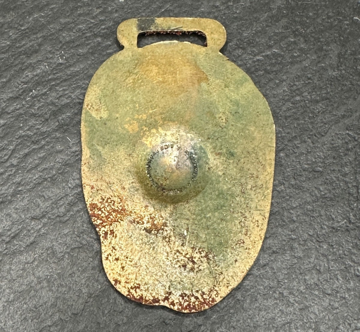 VINTAGE IRON AGE POTATO MACHINERY « THE POTATO » WATCH FOB WITHOUT ADVERT N809